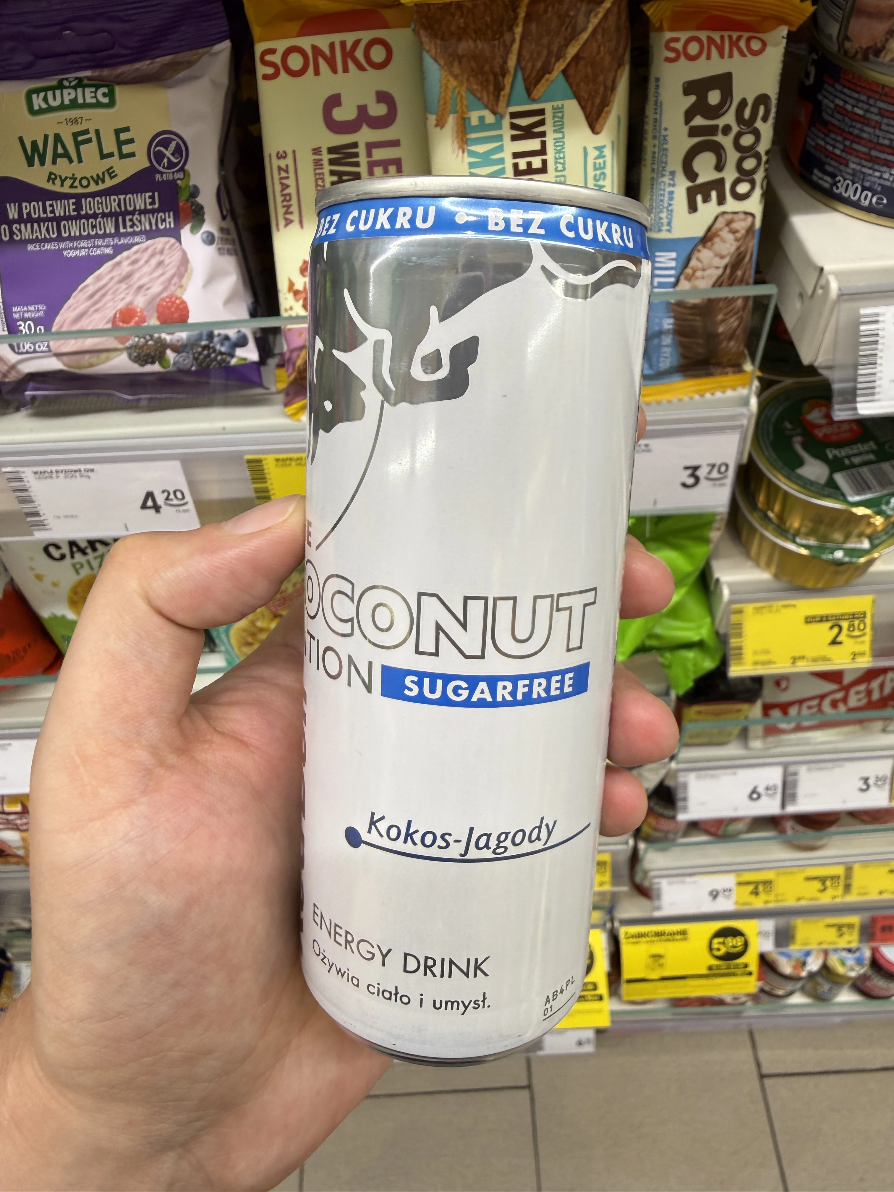 Red Bull The Coconut Edition Sugarfree Kokos-Jagody | 250ml