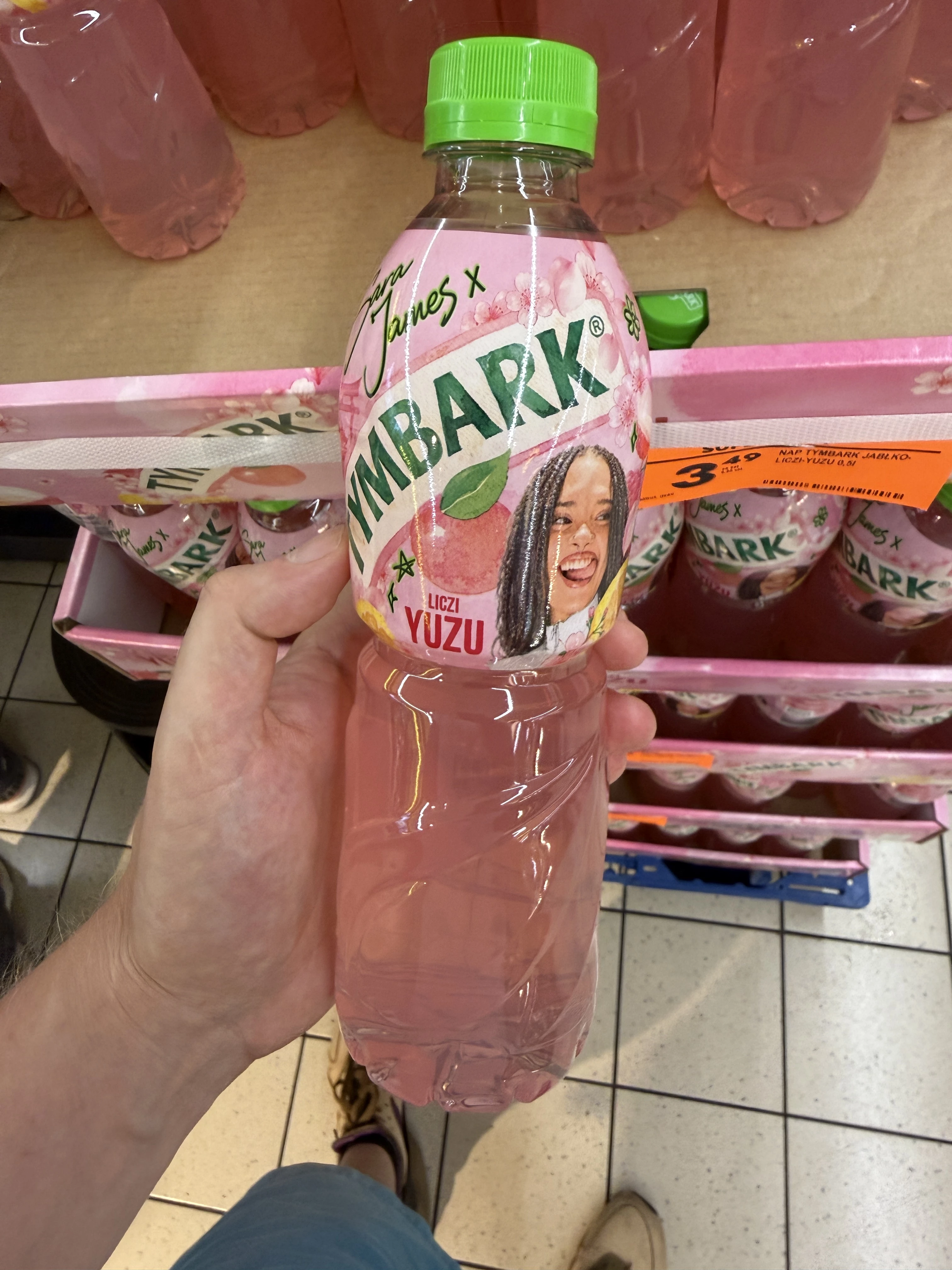 Tymbark napój jabłko liczi yuzu Sara James | 500ml