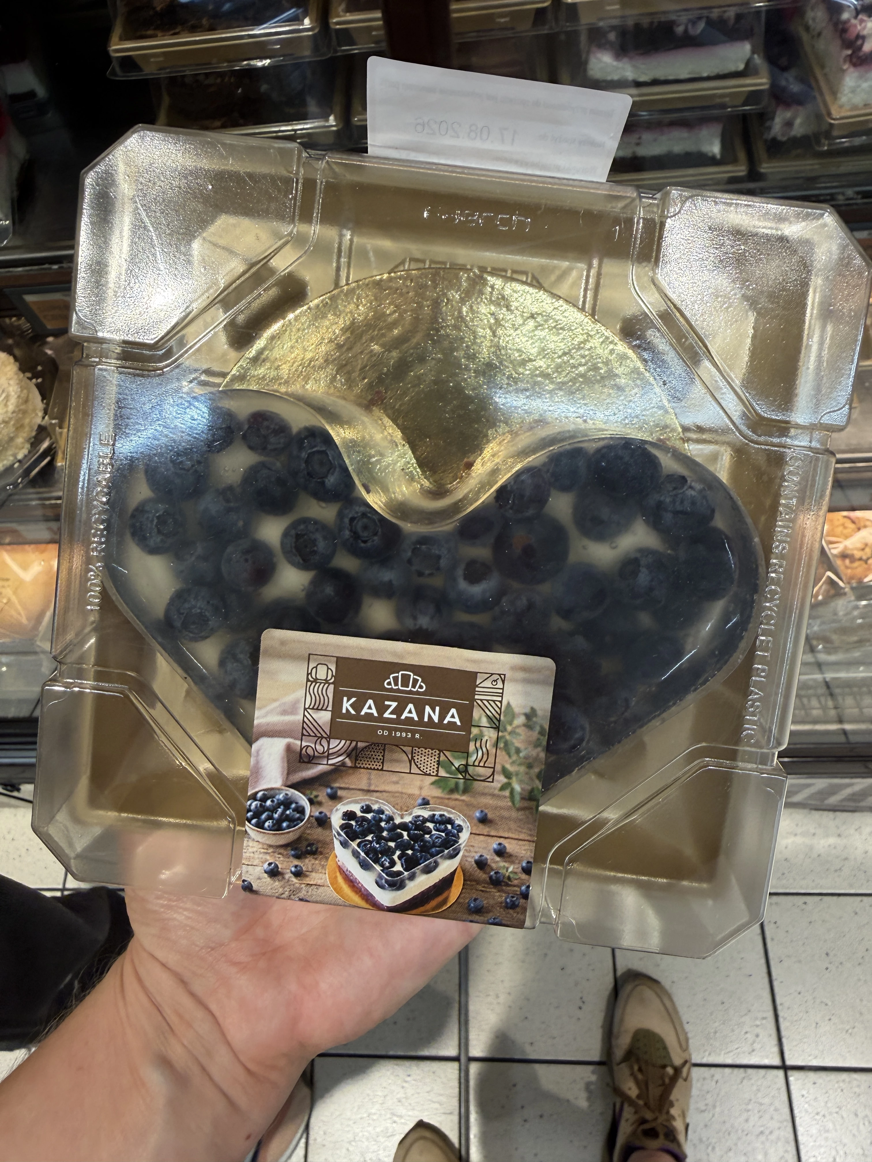 Kazana Sernik na zimno z borówkami | 370g