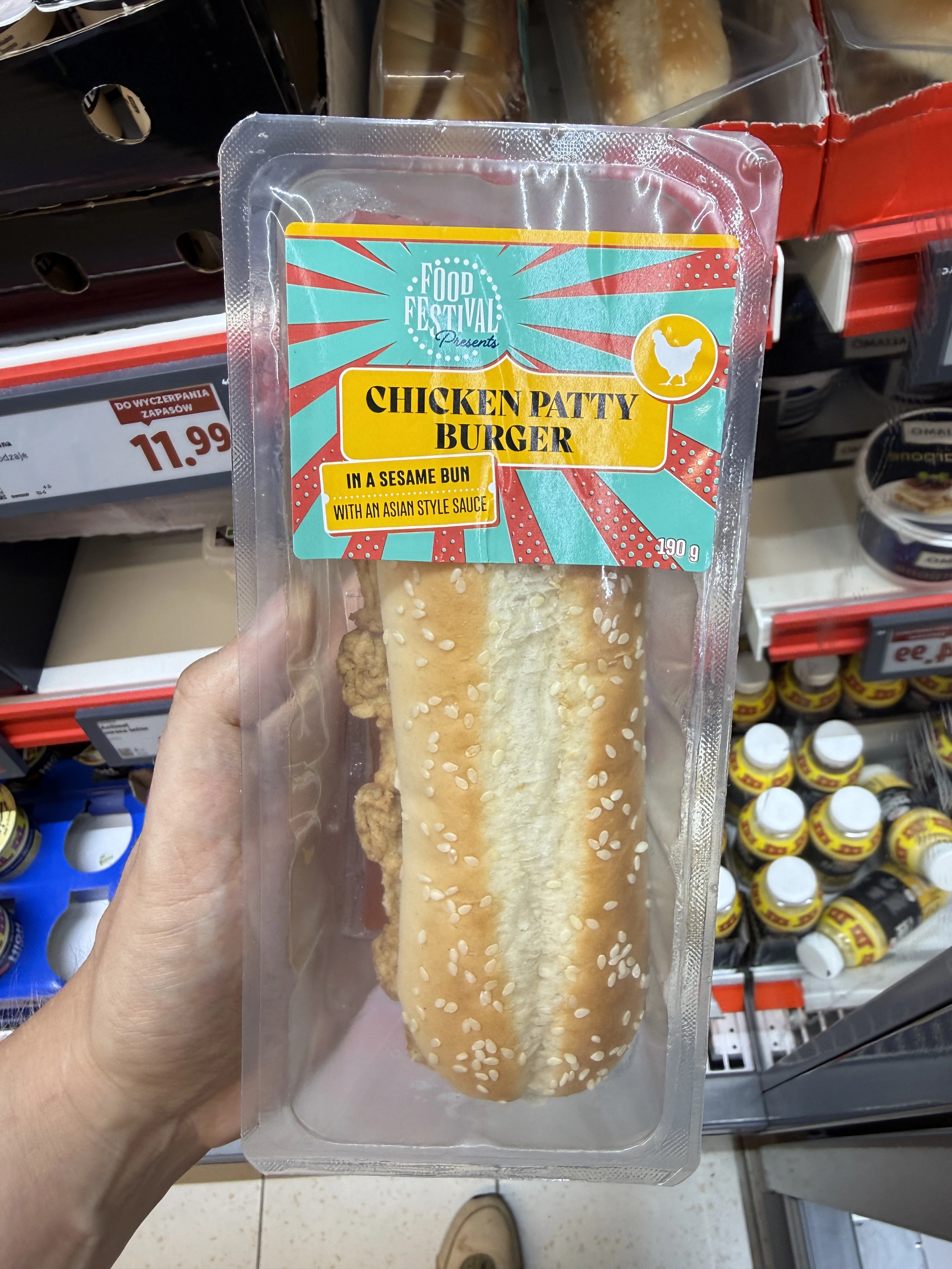 Food Festival Chicken Patty Burger | 190g