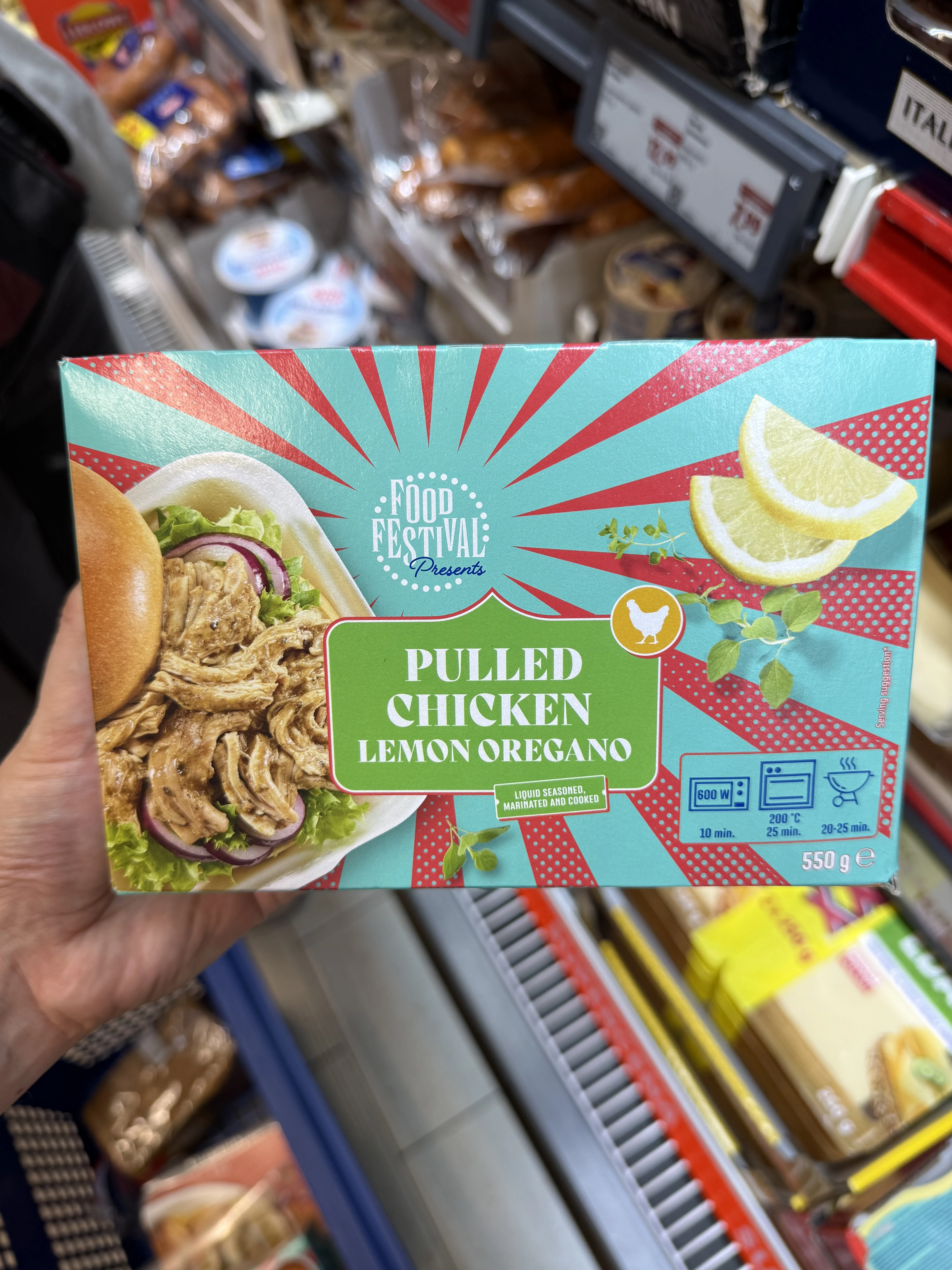 Food Festival Presents Pulled Chicken Lemon Oregano | 550g