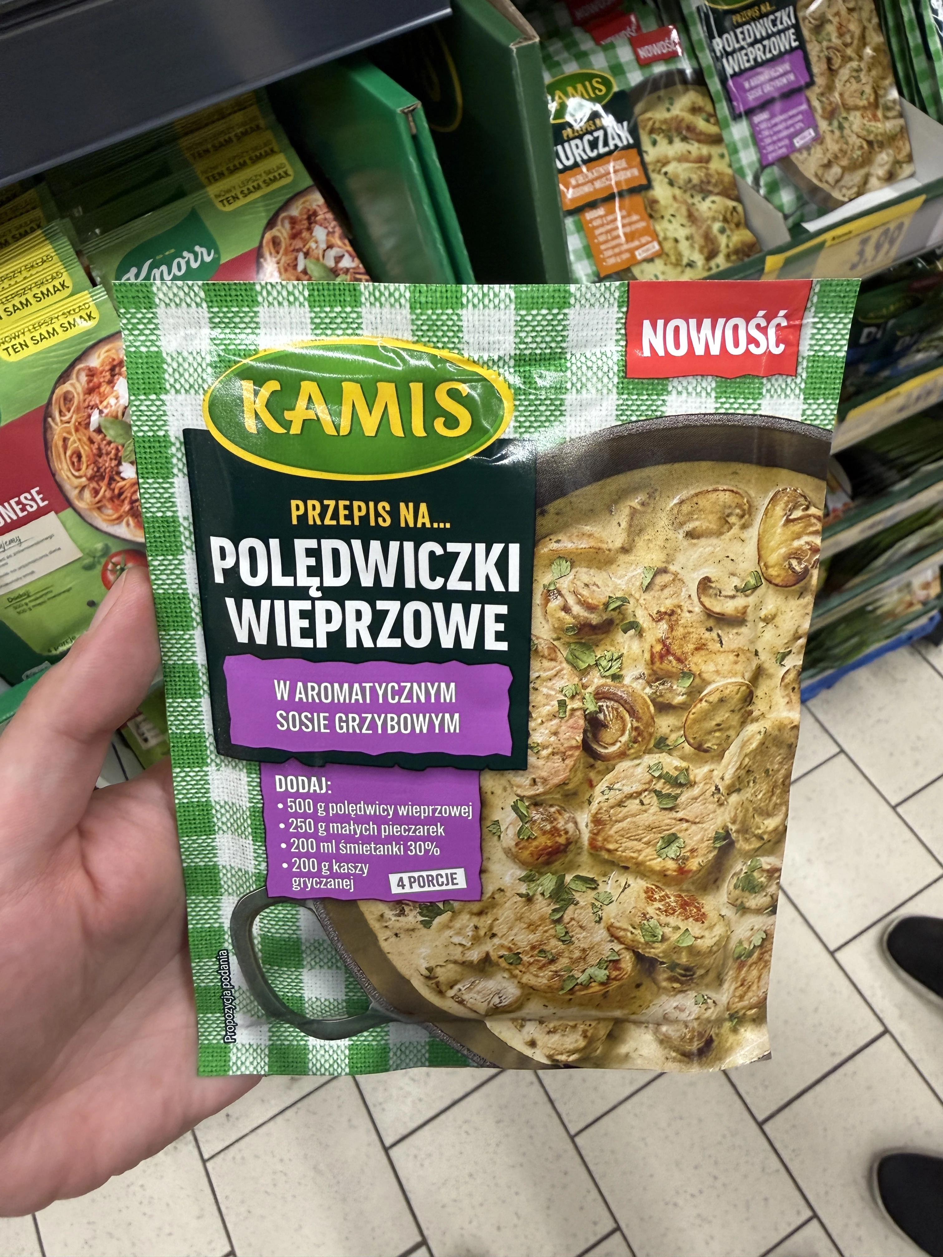 Kamis Przepis na… Polędwiczki wieprzowe w aromatycznym sosie grzybowym | 30g
