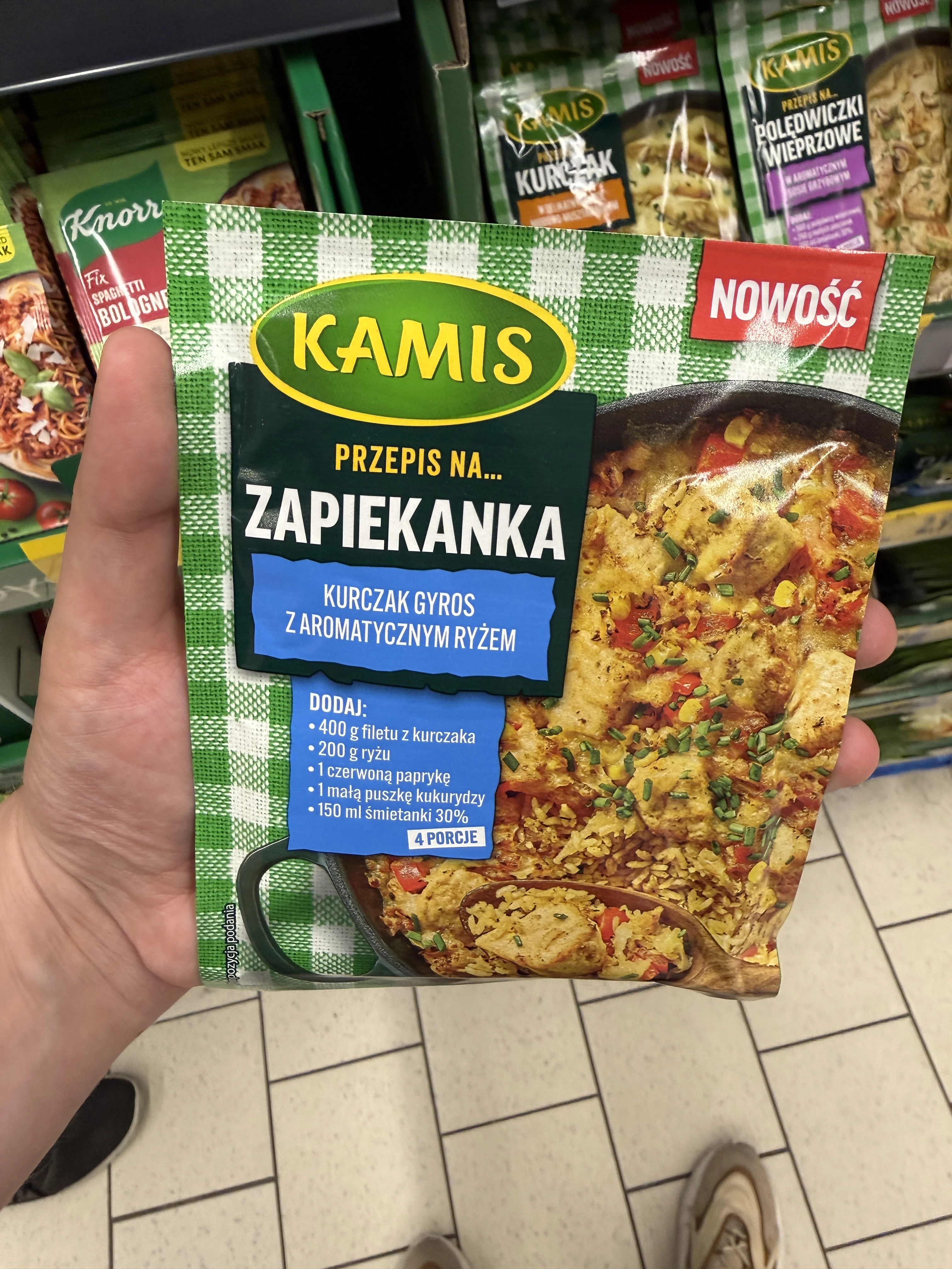 Kamis Przepis na Zapiekanka Kurczak Gyros z Aromatycznym Ryżem | 30g