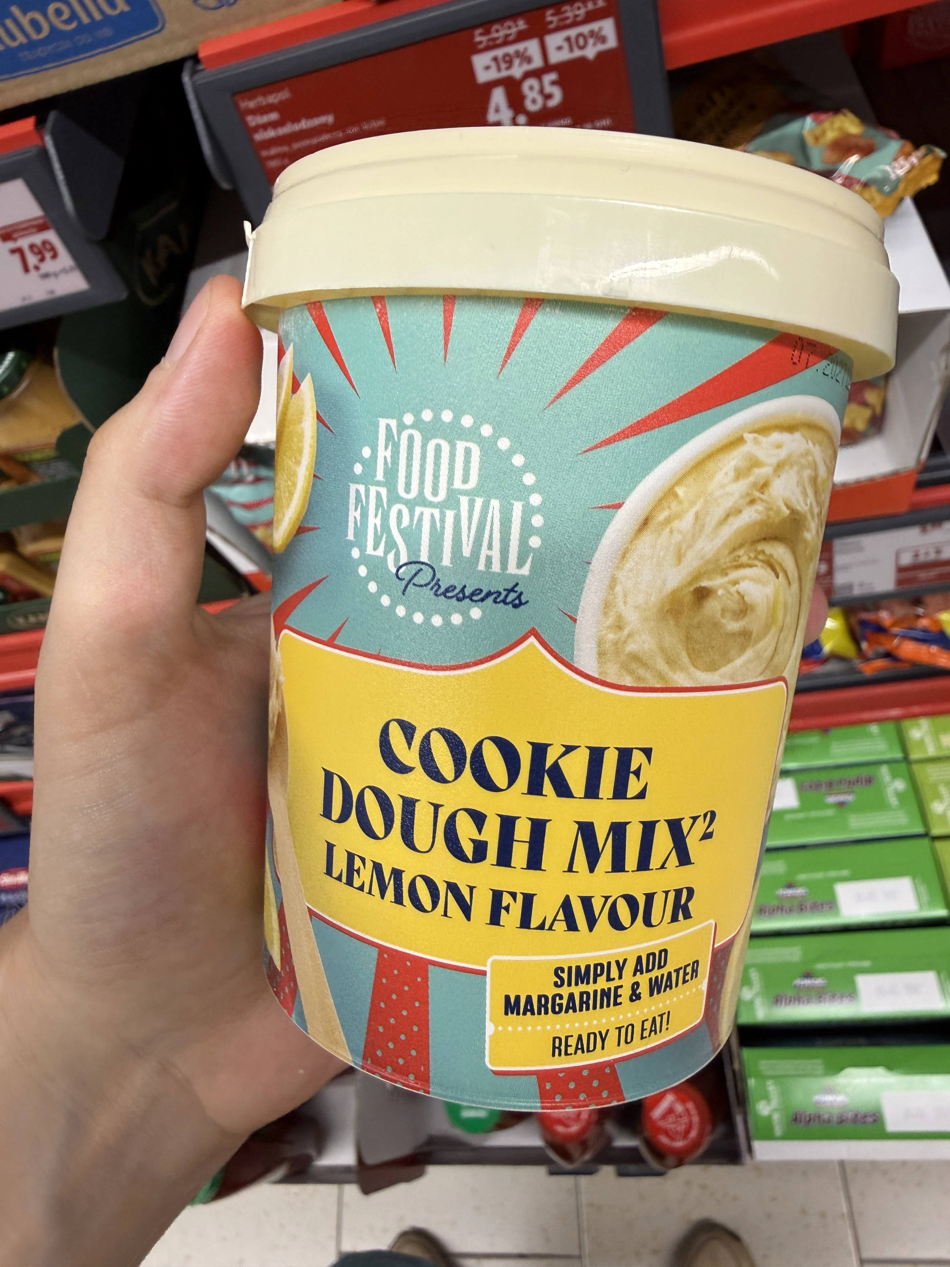 Food Festival Presents Cookie Dough Mix² Lemon Flavour | 200g