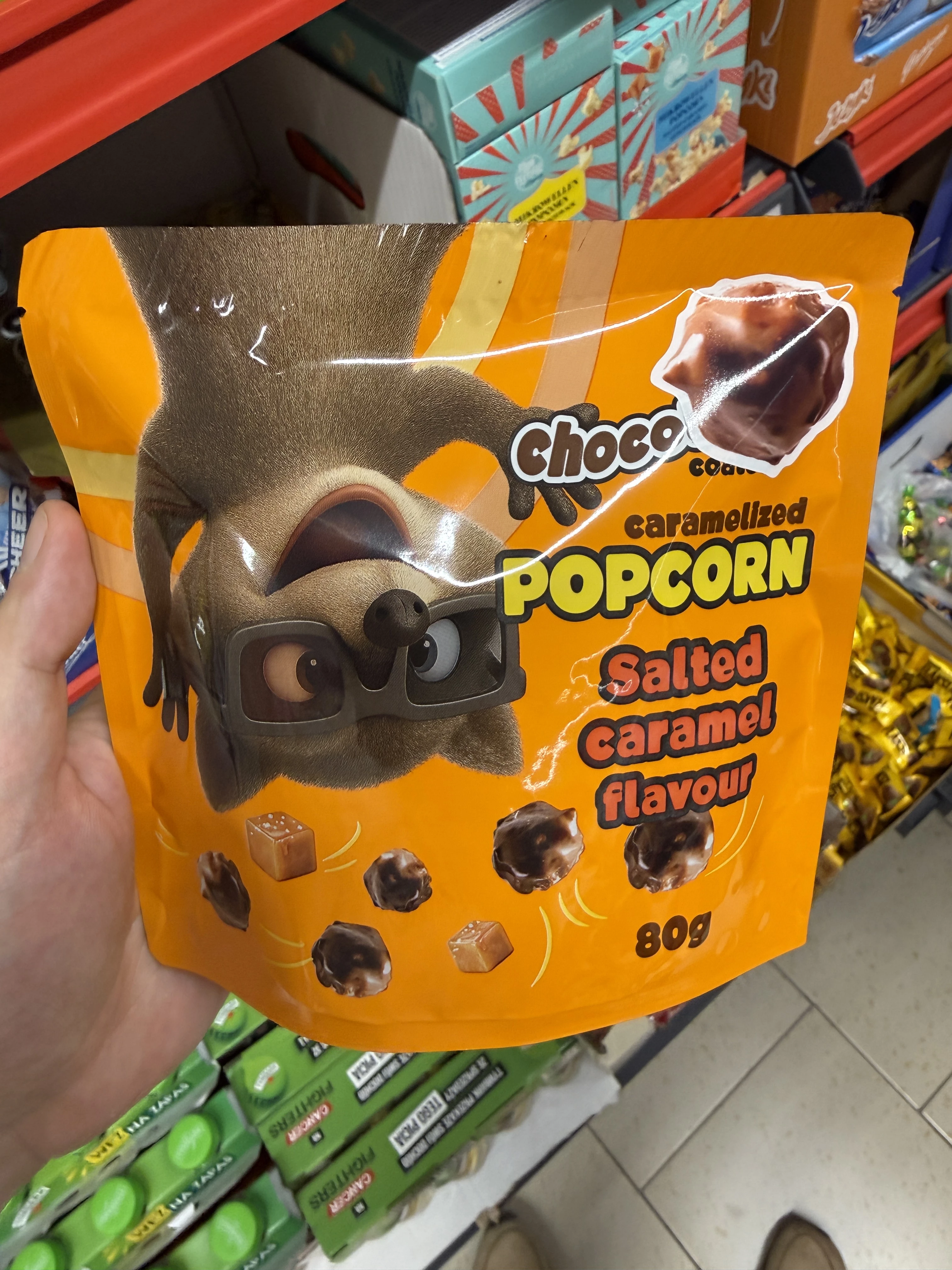 Boomza Choco Coated Caramelized Popcorn Salted Caramel Flavour | 80g