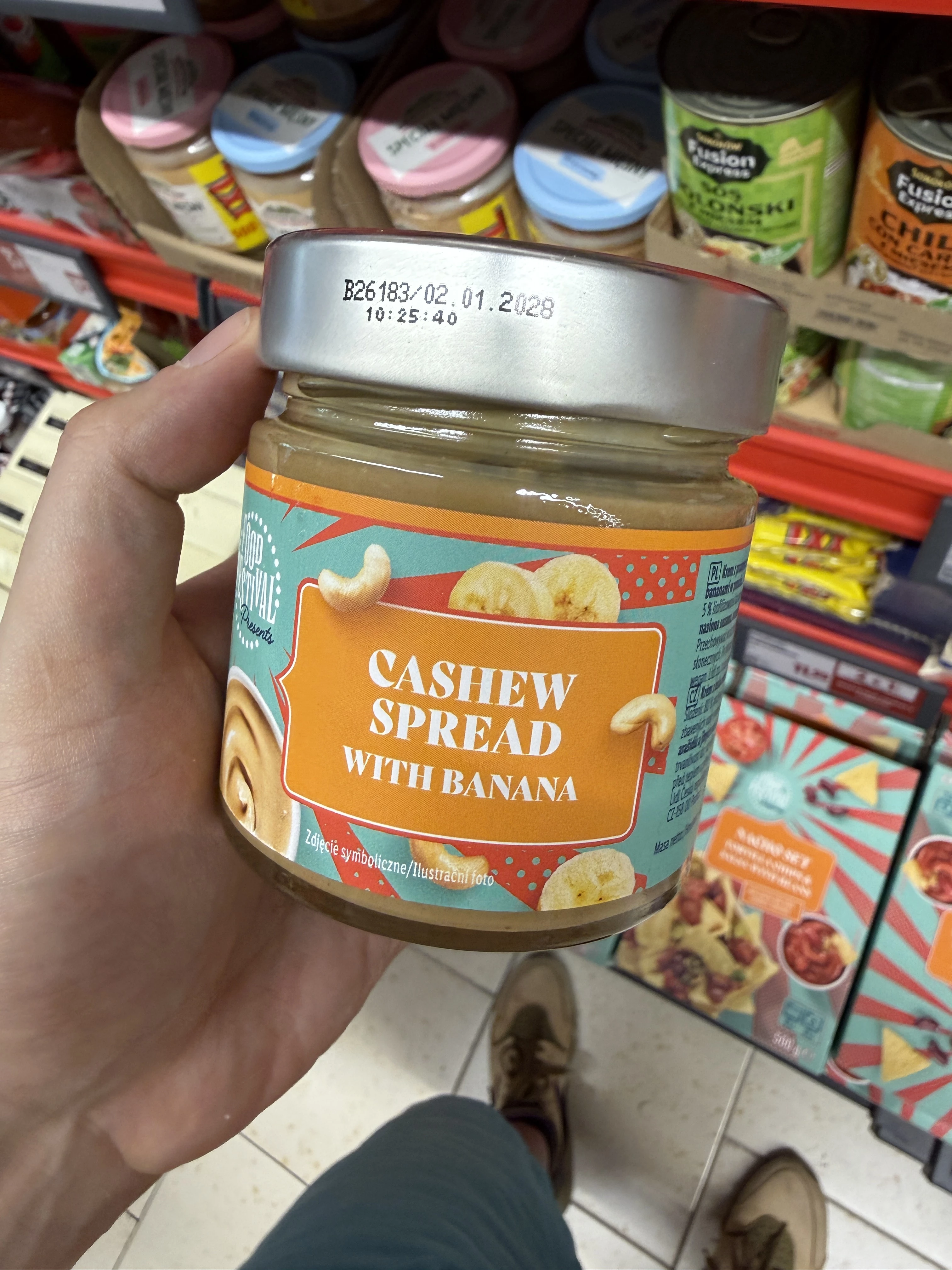 Lidl Food Festival Cashew Spread with Banana | 250g