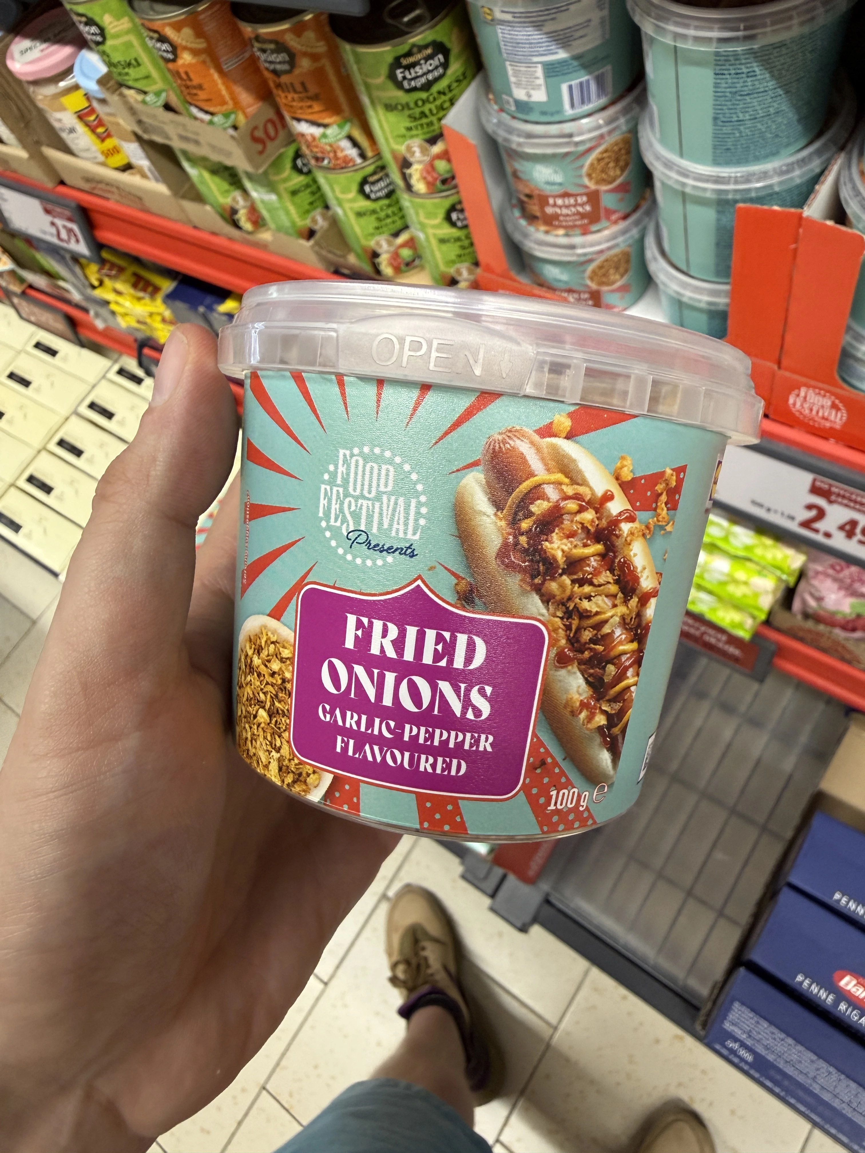Food Festival Presents Fried Onions Garlic-Pepper Flavoured | 100g