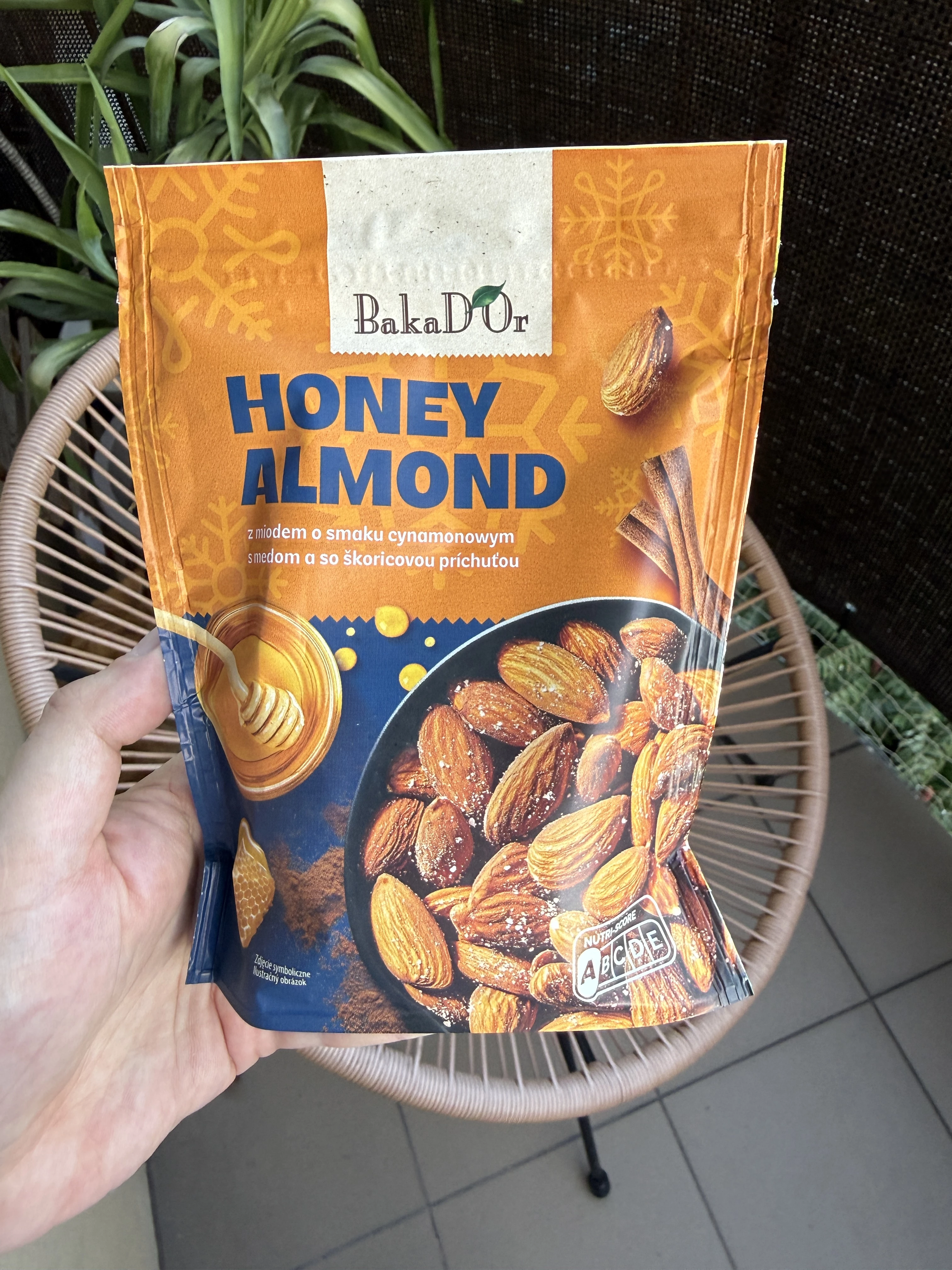 BakaDOr Honey Almond – migdały smażone z miodem o smaku cynamonowym | 150g