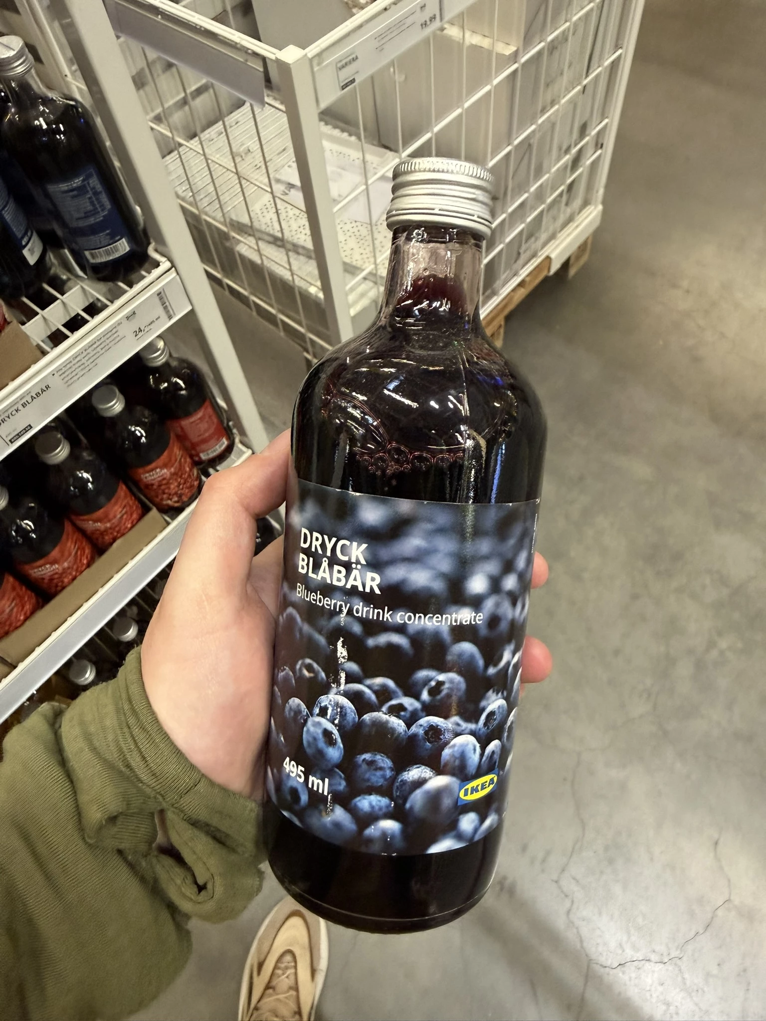 DRYCK BLÅBÄR Syrop jagodowy | 495ml