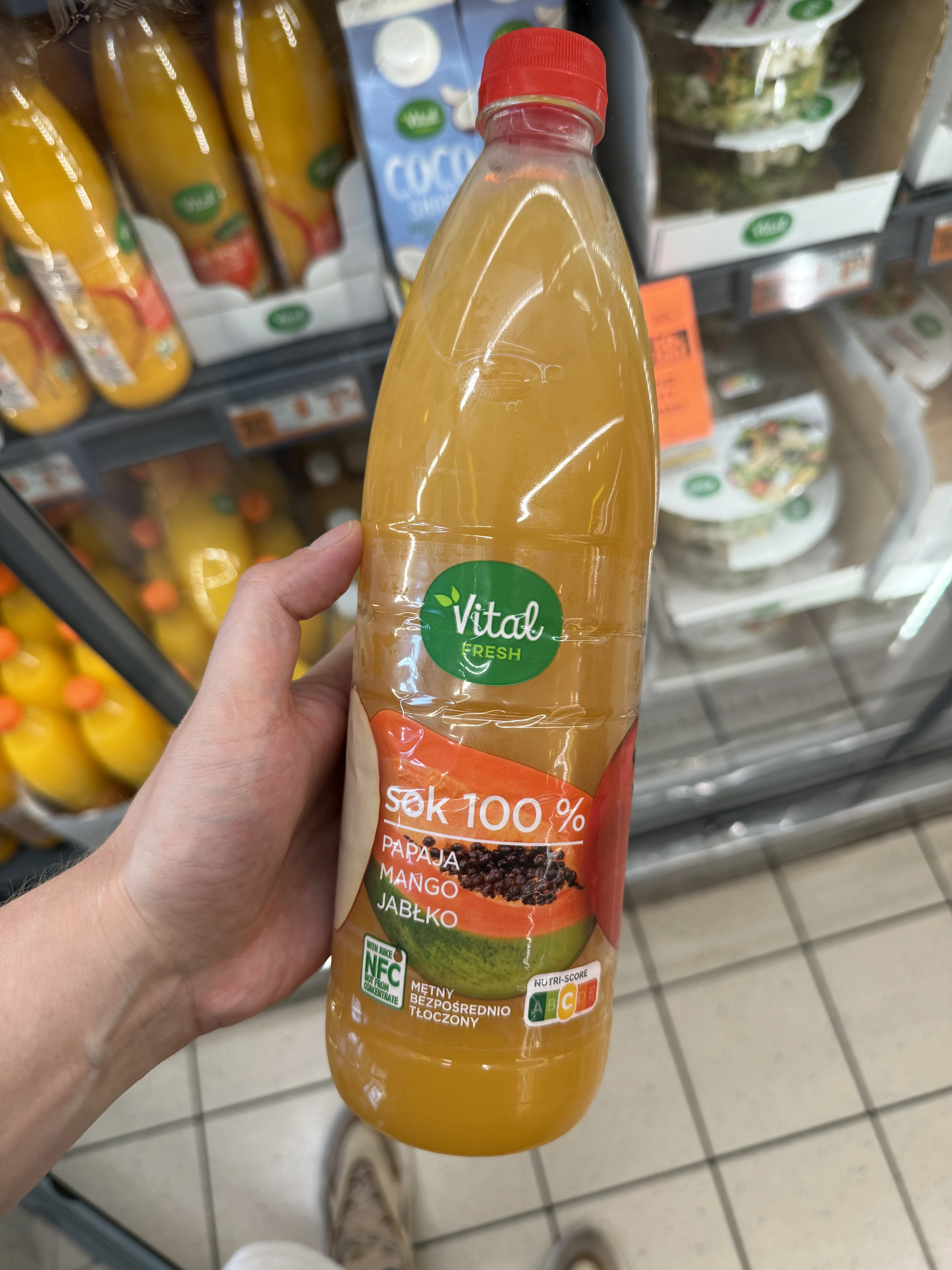 Vital Fresh Sok jabłko mango papaja | 1000ml