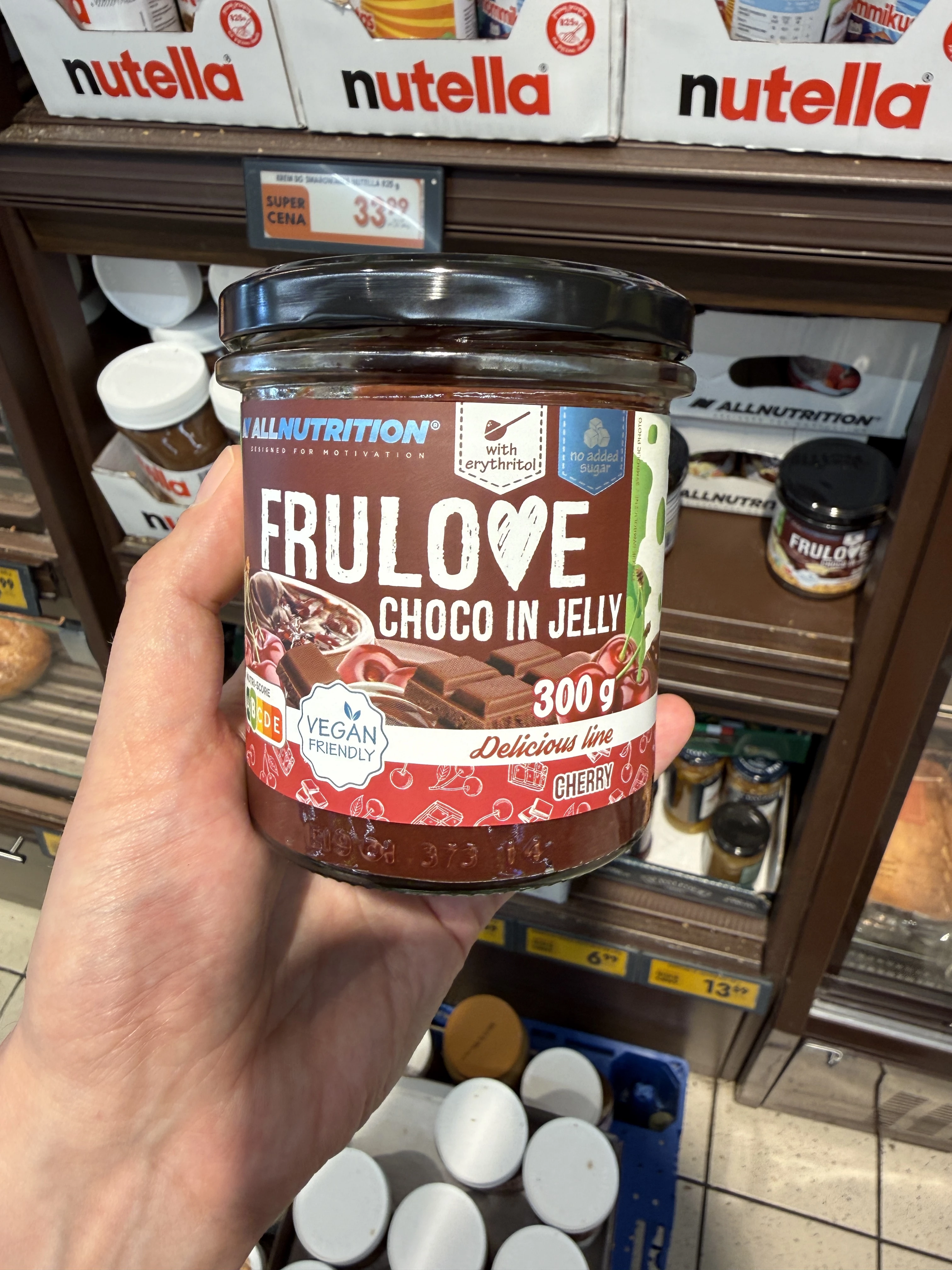Allnutrition Frulove Choco in Jelly Cherry | 300g
