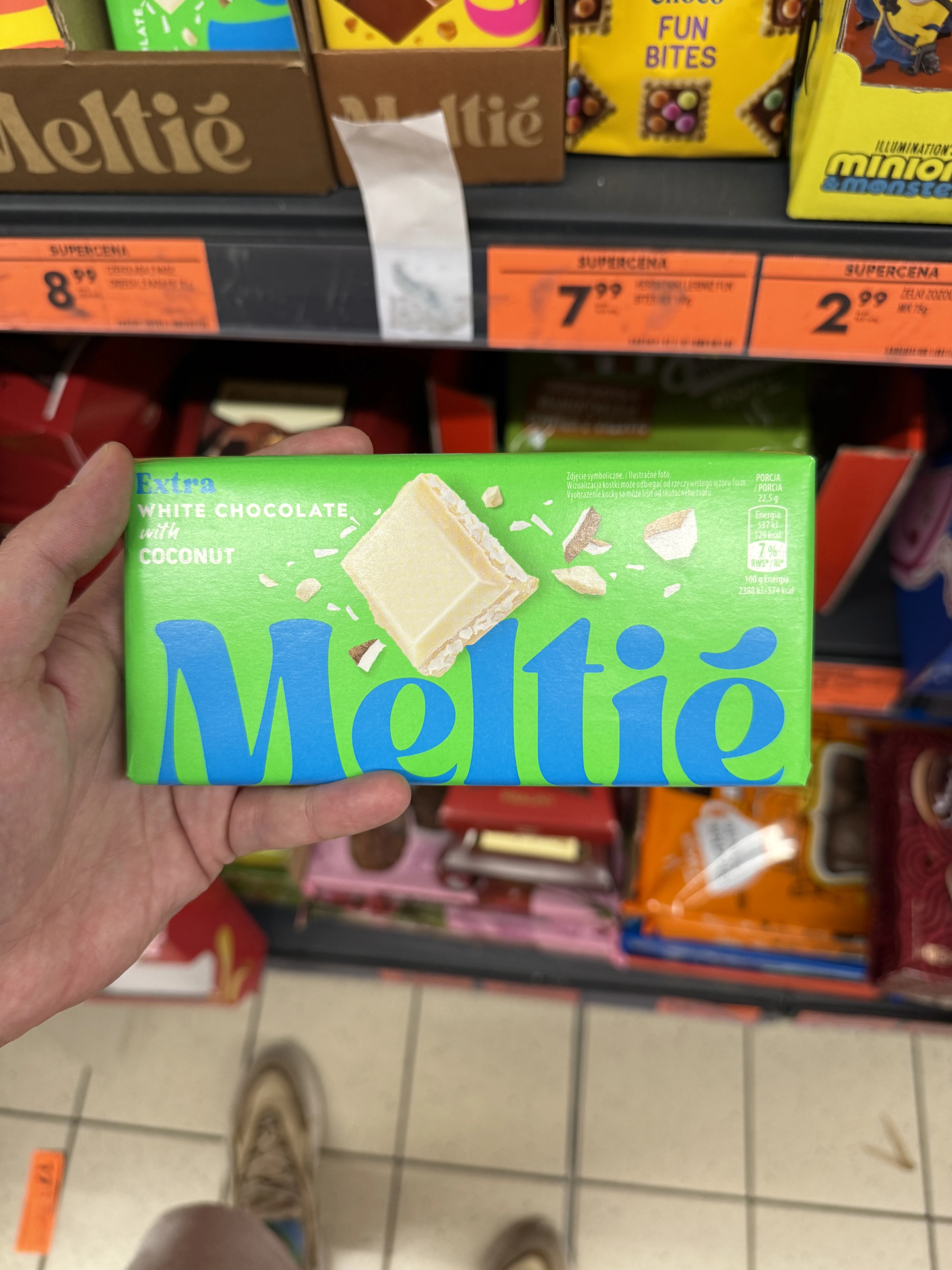 Meltié Chocolatier Extra White Chocolate with Coconut | 90g