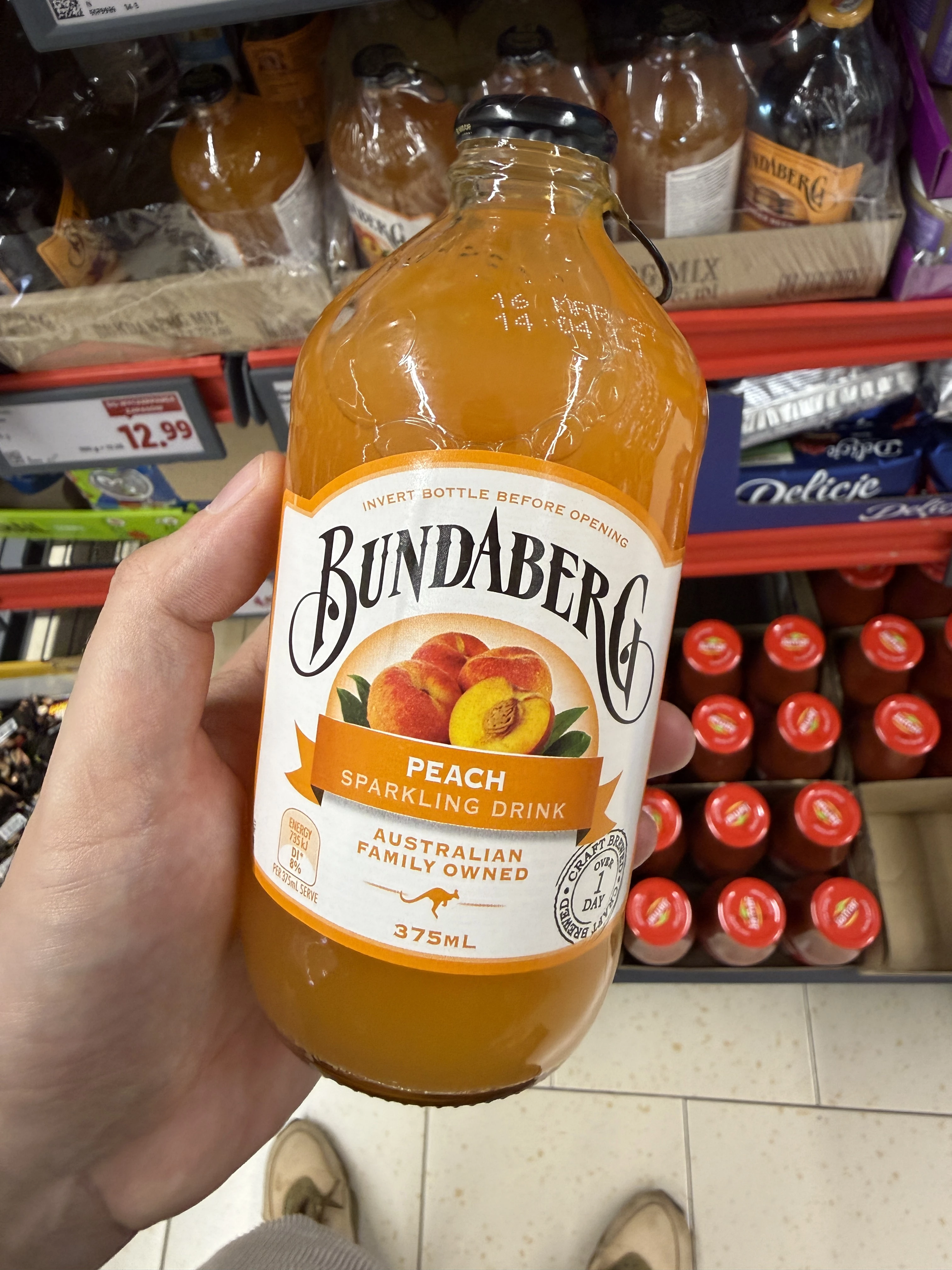 Bundaberg Peach Sparkling Drink | 375ml