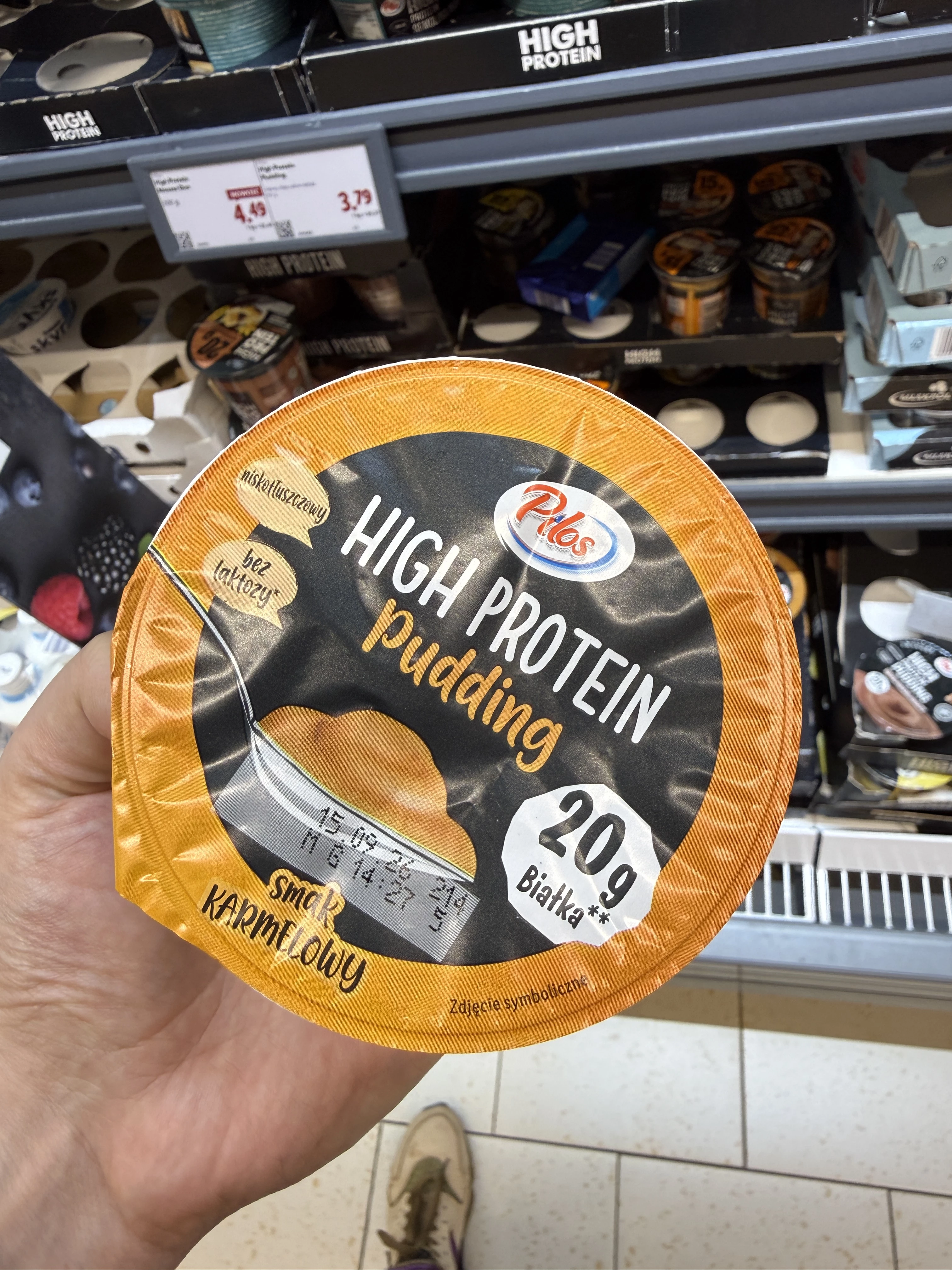 Pilos High Protein Pudding, smak karmelowy | 200g