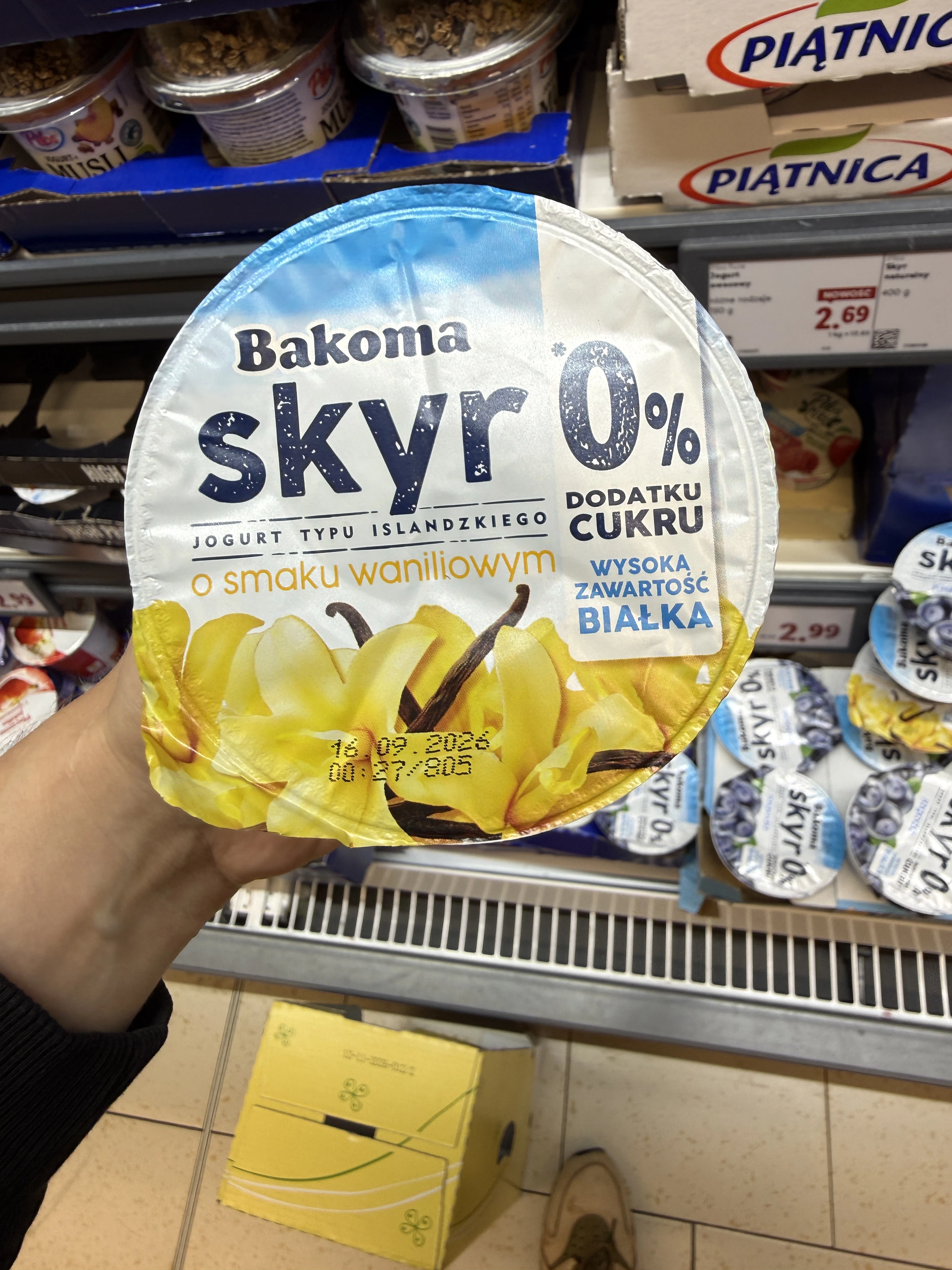Bakoma Skyr o smaku waniliowym | 150g