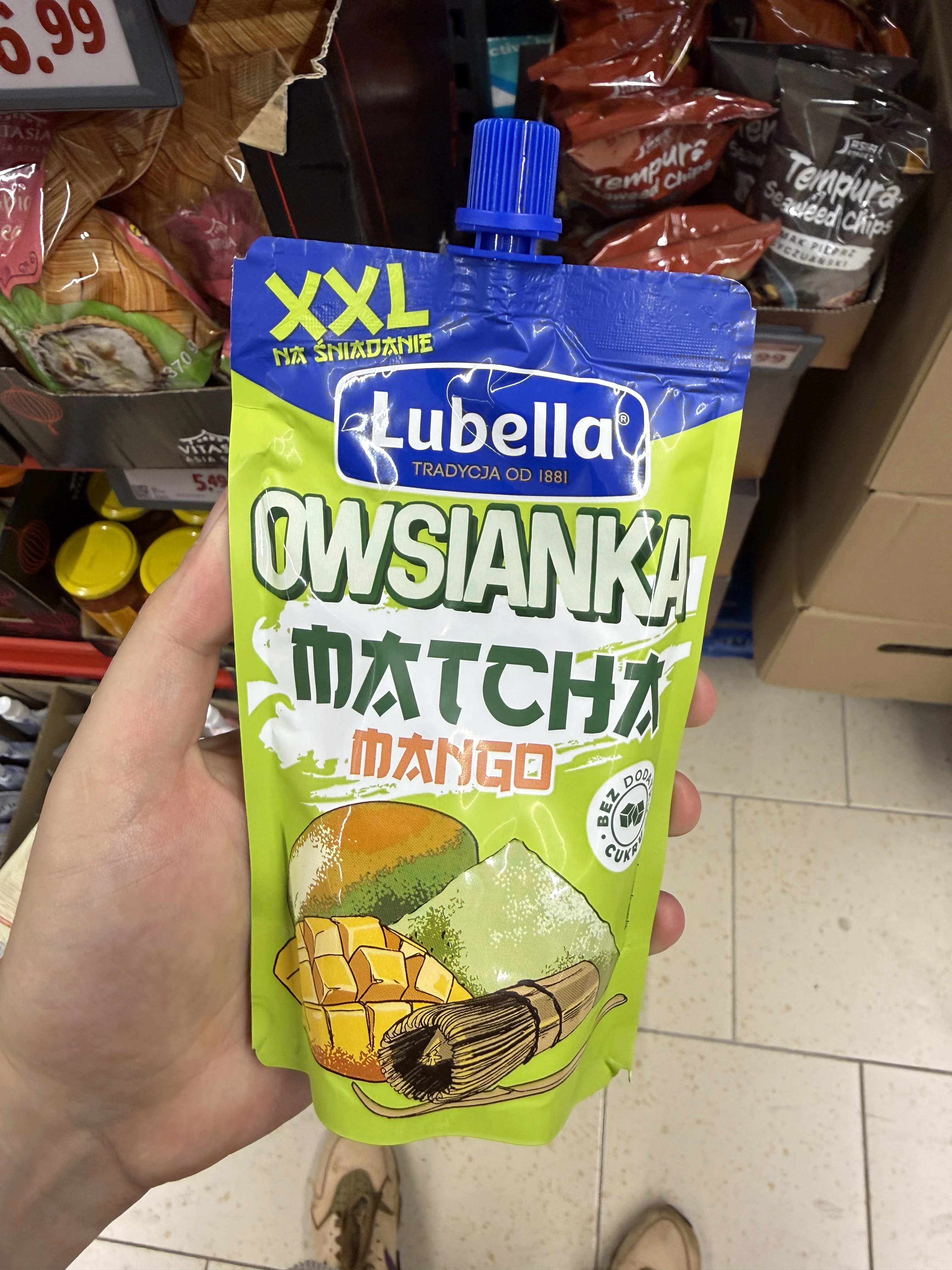Lubella Owsianka Matcha Mango | 170g