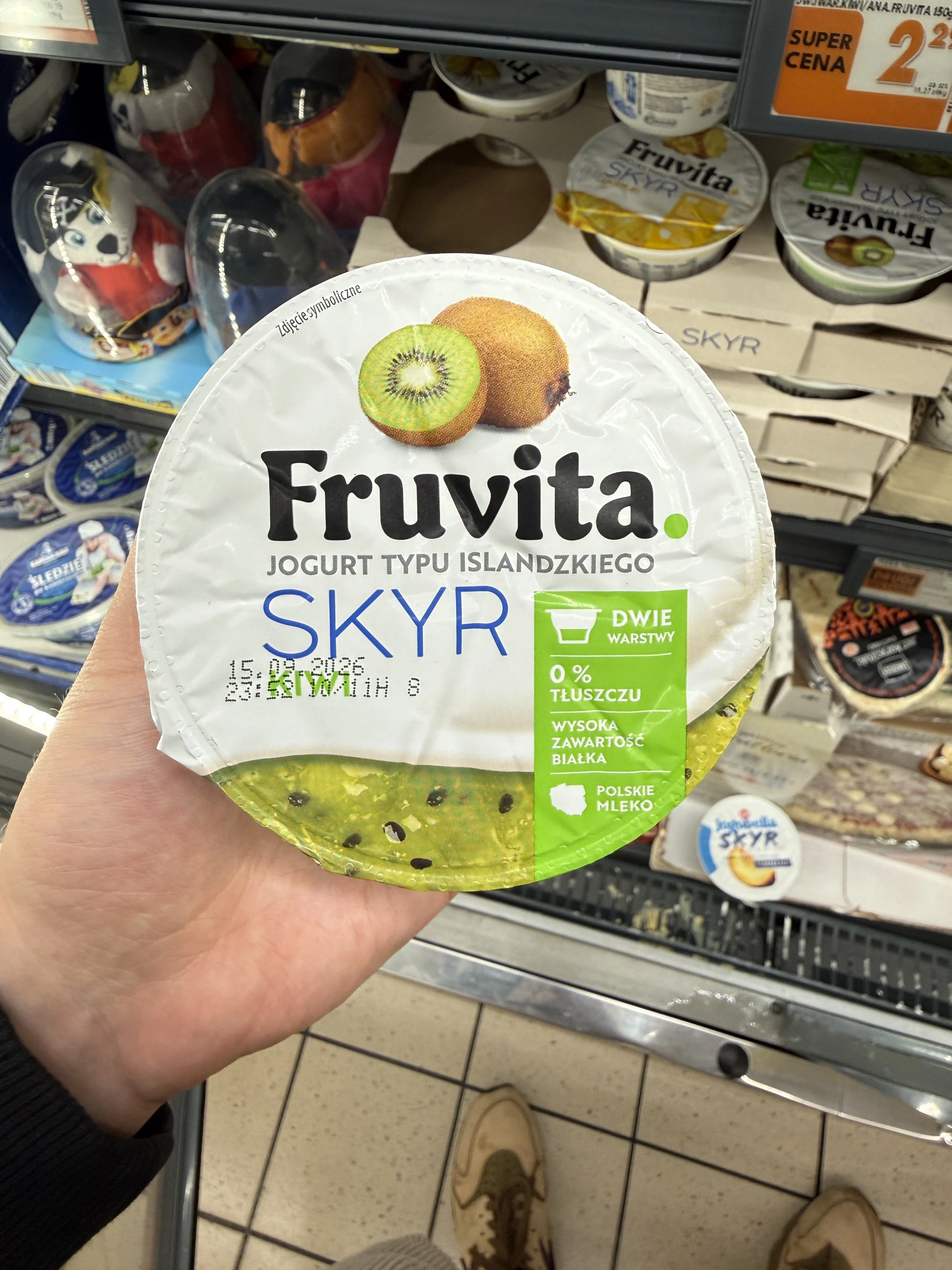 Fruvita Jogurt Typu Islandzkiego Skyr Kiwi | 150h