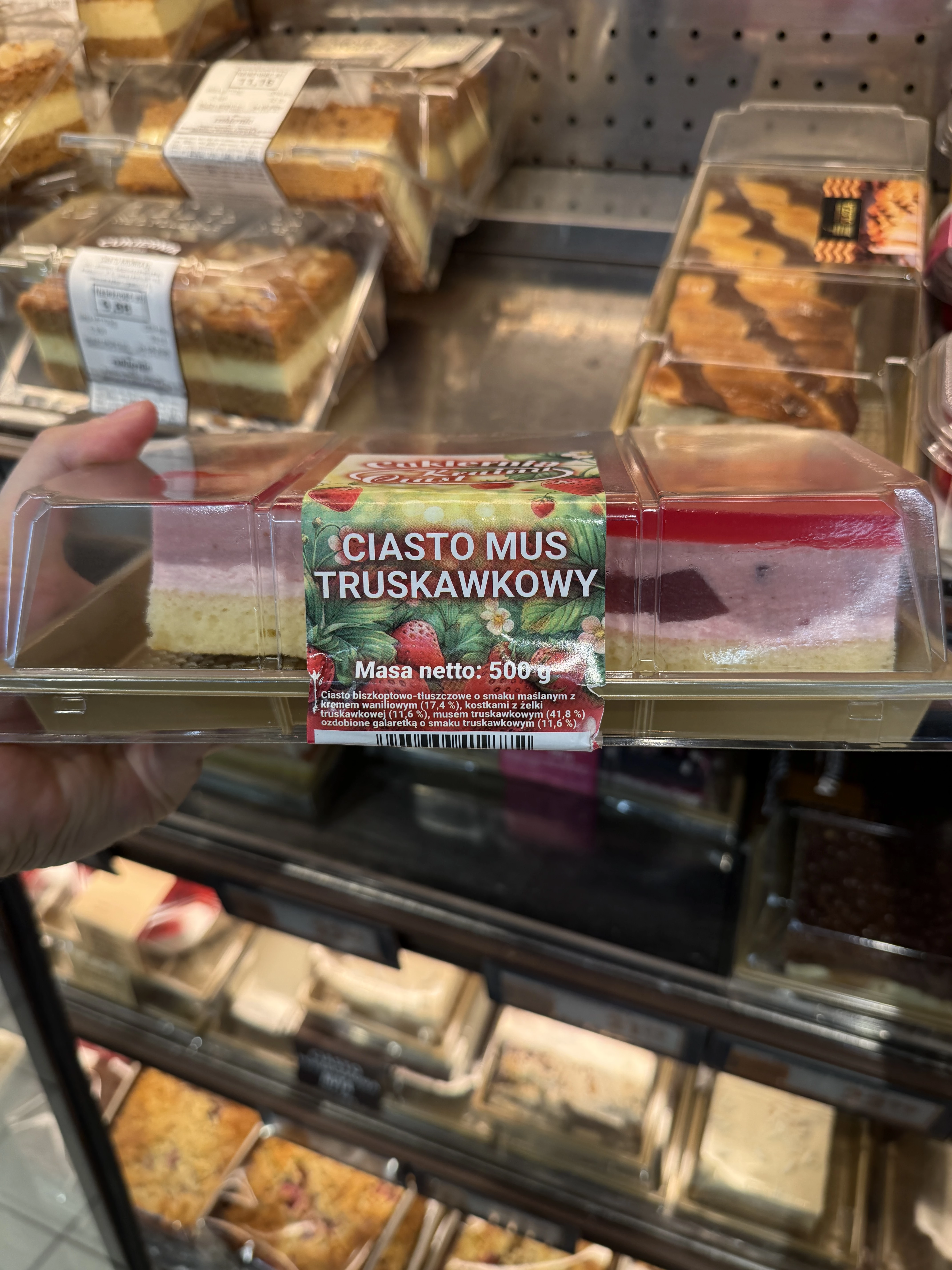 Ciasto Mus Truskawkowy Kraina Ciast | 500g