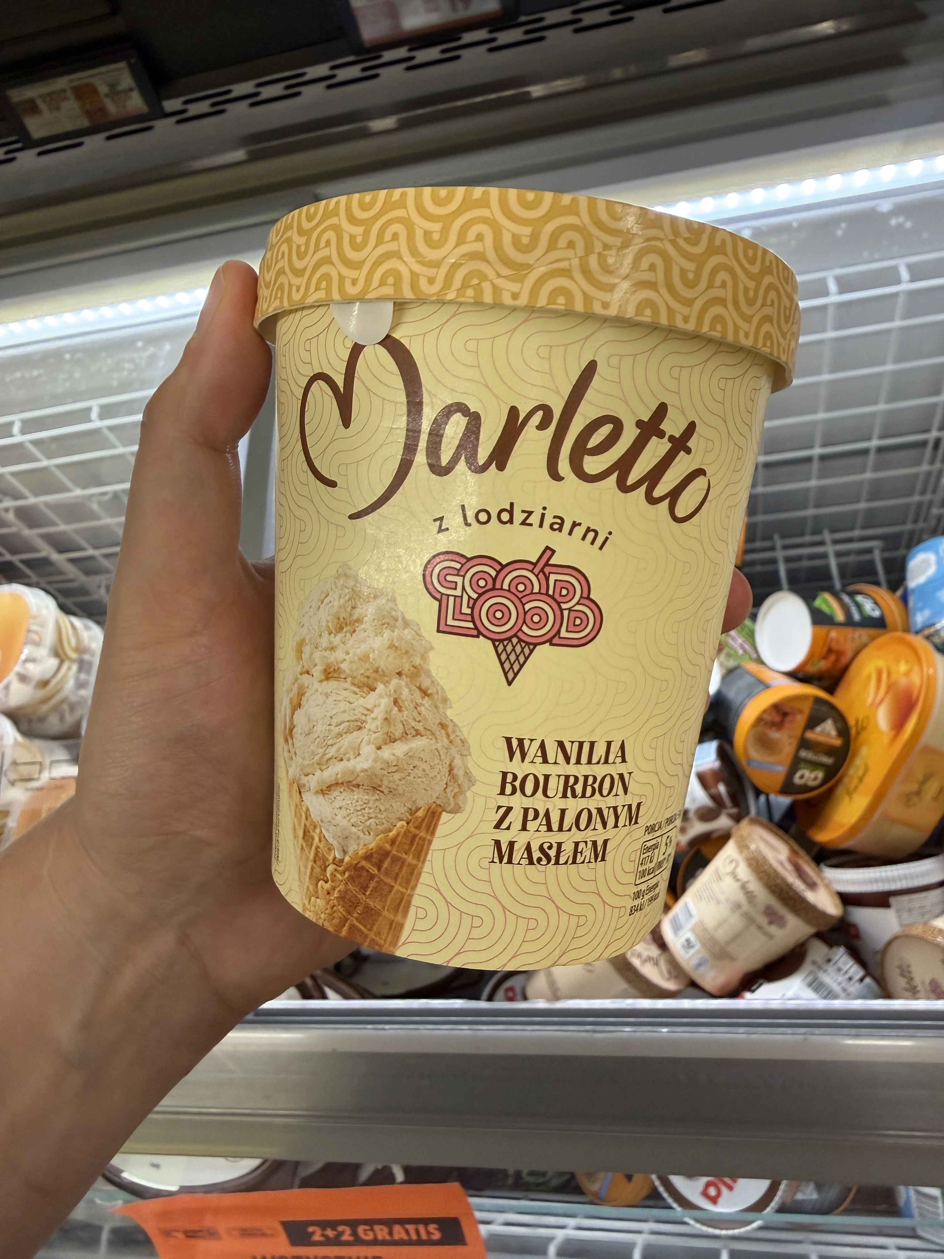 Marletto z lodziarni Good Lood Wanilia Bourbon z Palonym Masłem | 463ml / 400g