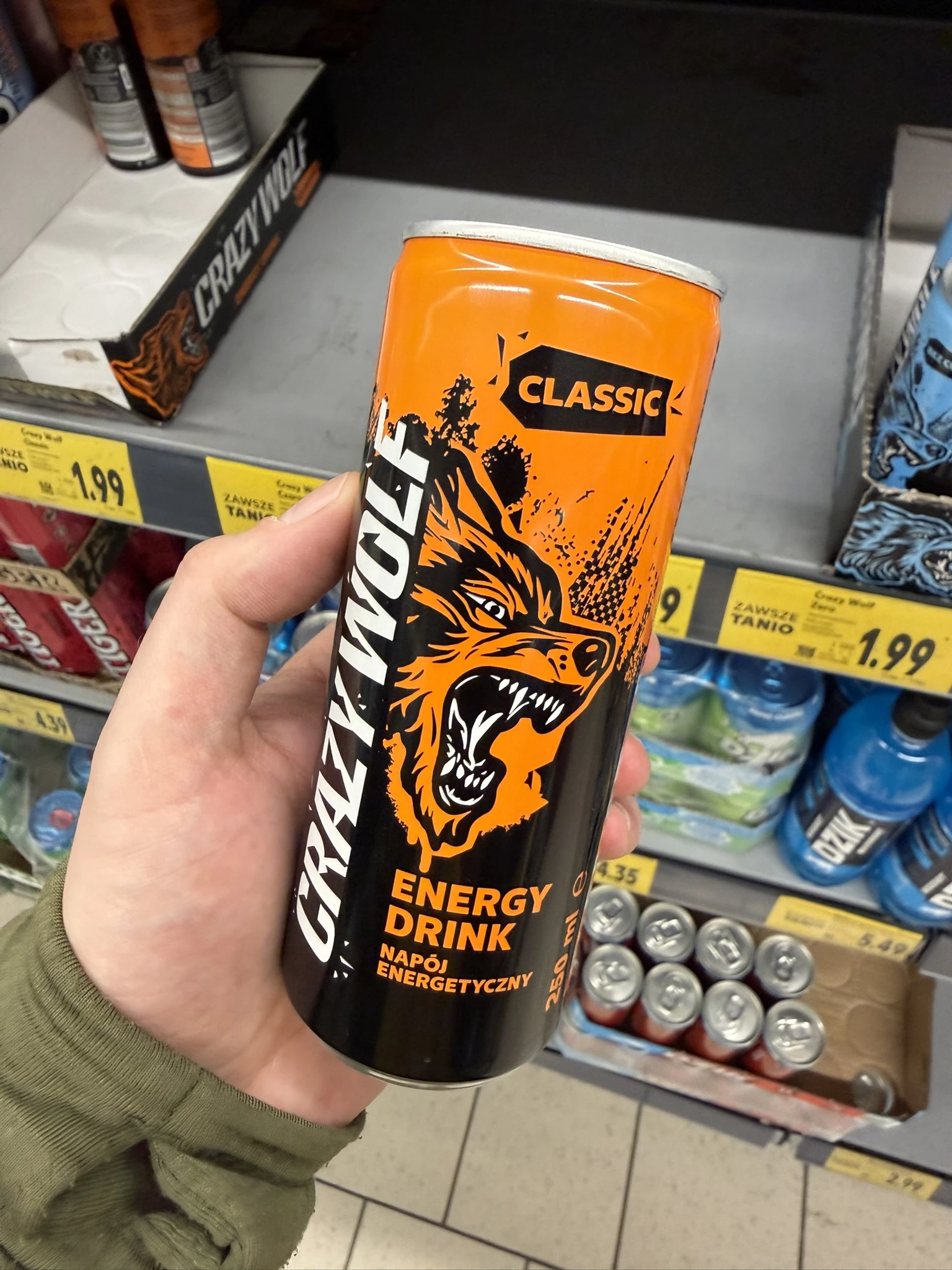 Crazy Wolf Classic Energy Drink | 250ml