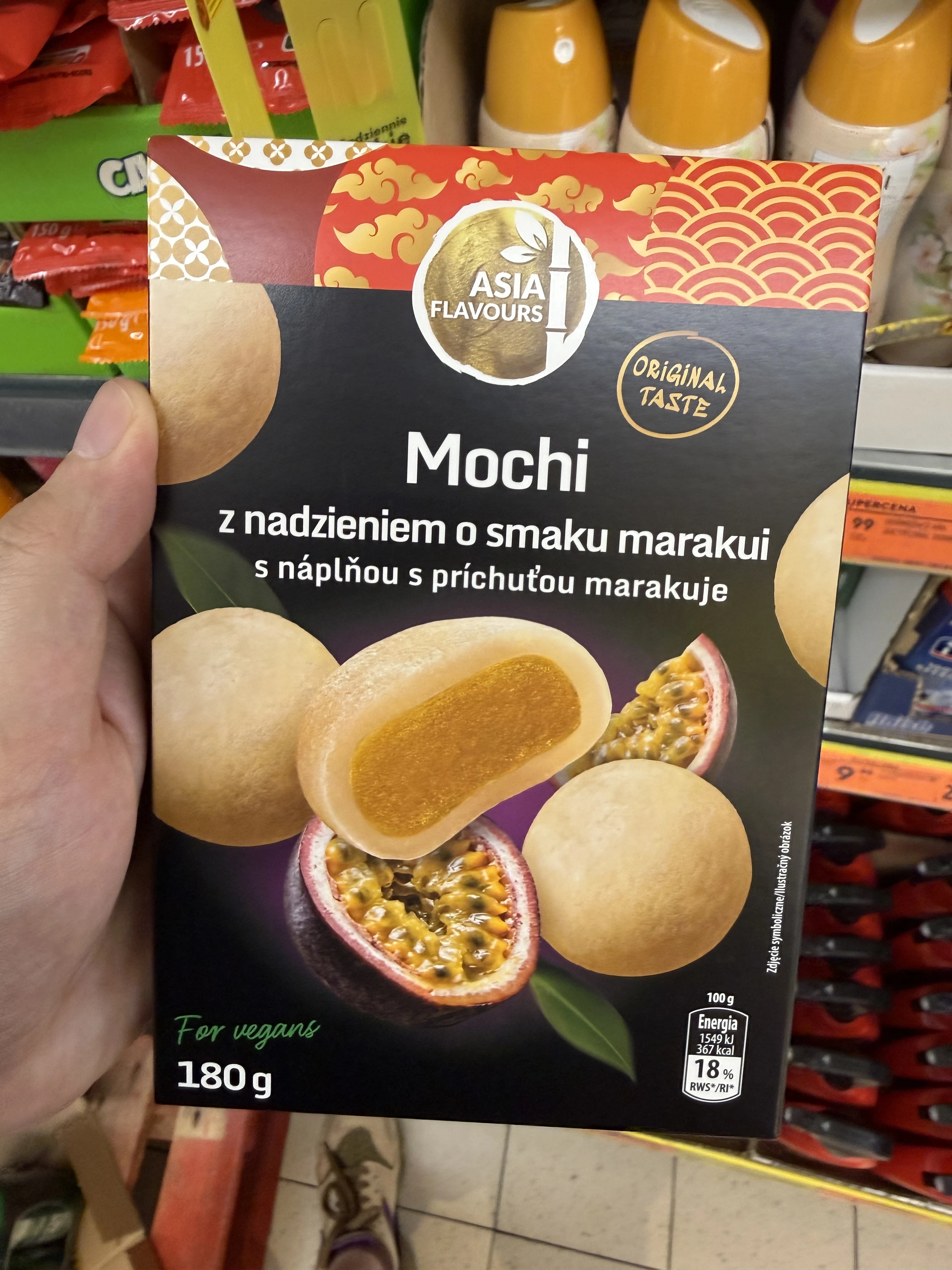 Asia Flavours Mochi z nadzieniem o smaku marakui | 180g