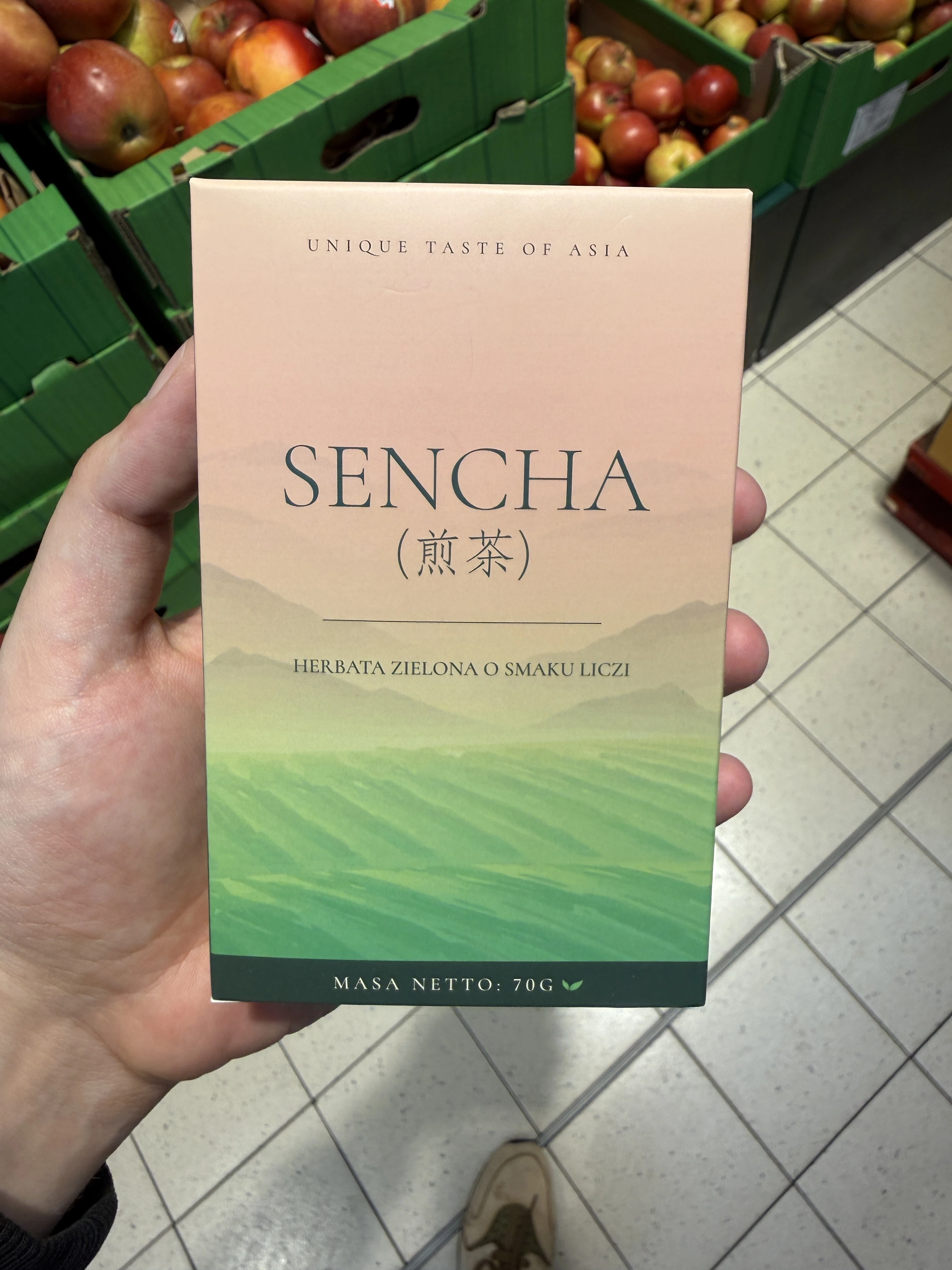 Sencha (煎茶) – Herbata zielona o smaku liczi | 70g