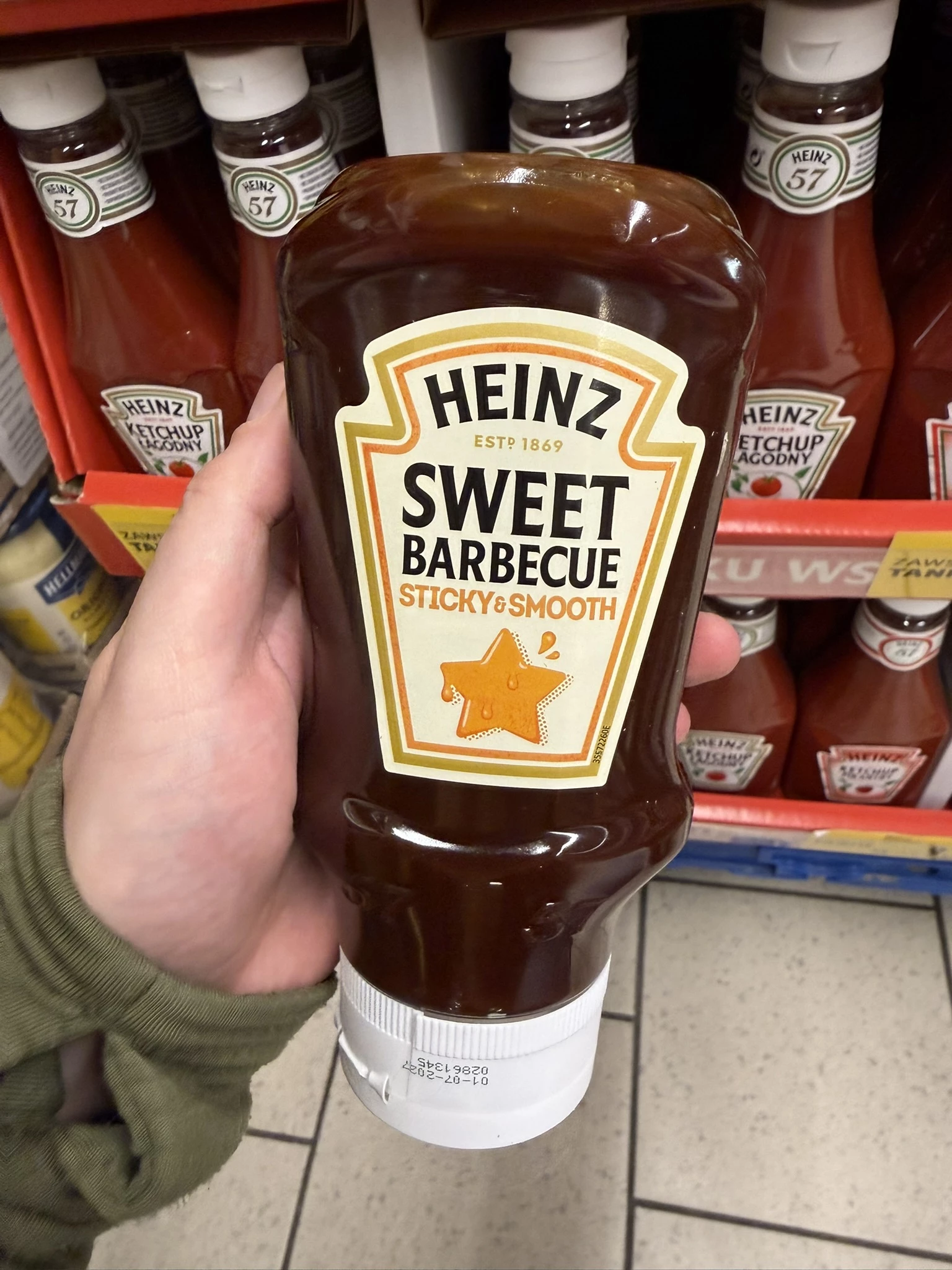 Heinz Sos Barbecue Słodki Sticky & Smooth | 500g