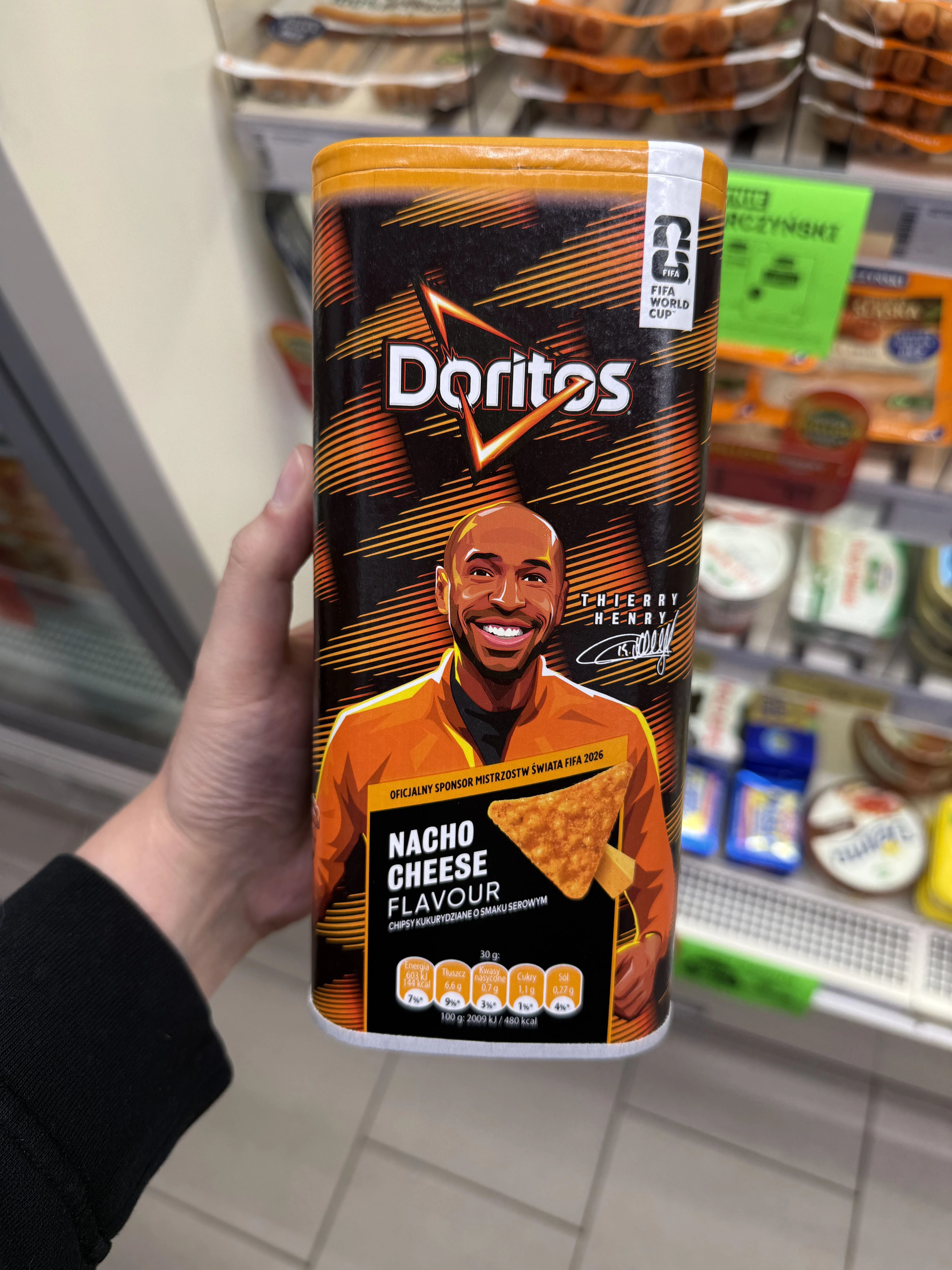 Doritos Nacho Cheese Flavour FIFA World Cup 2026 Thierry Henry | 140g