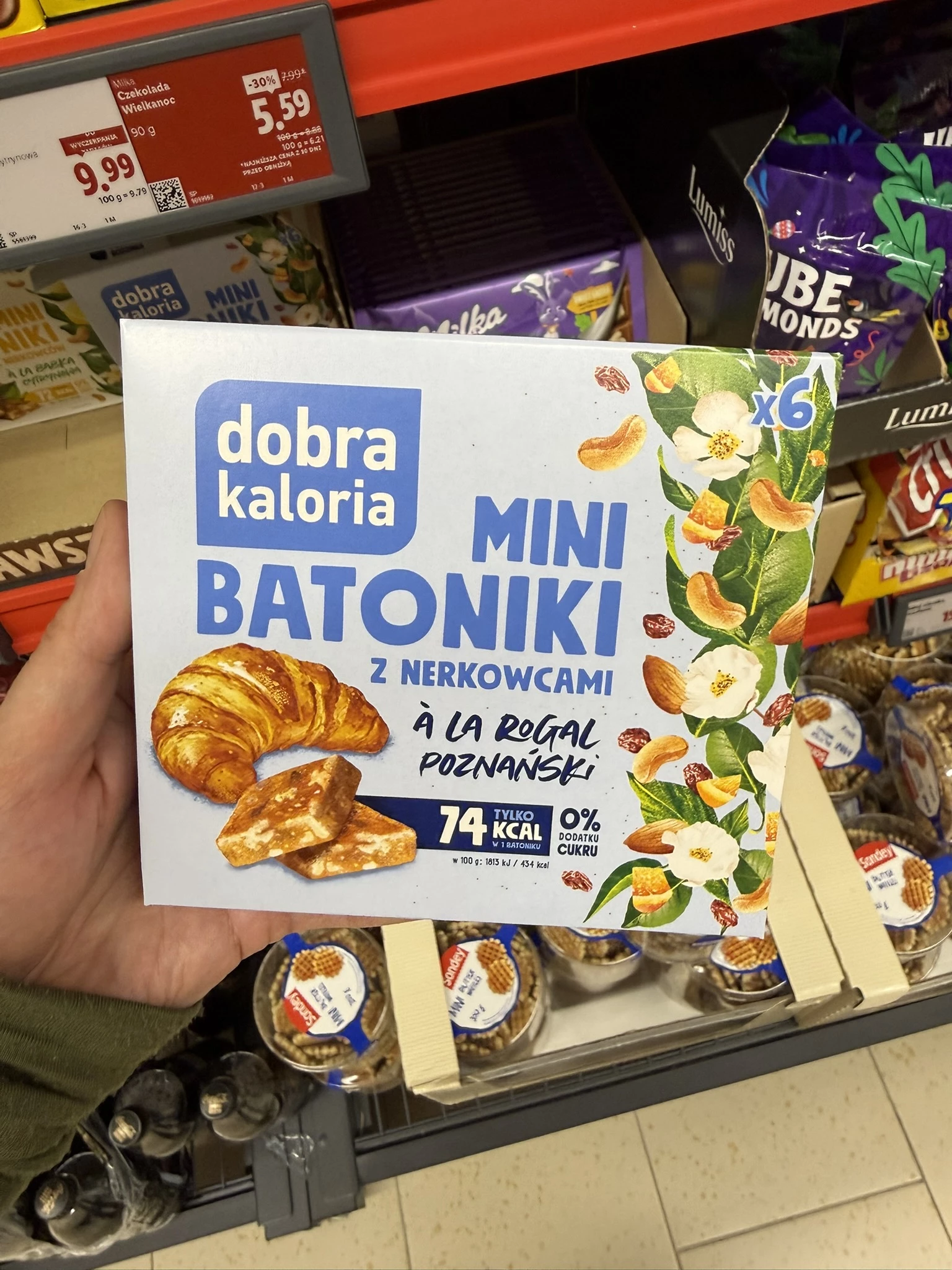 Dobra Kaloria Mini Batoniki z Nerkowców à la Rogal Poznański | 102g