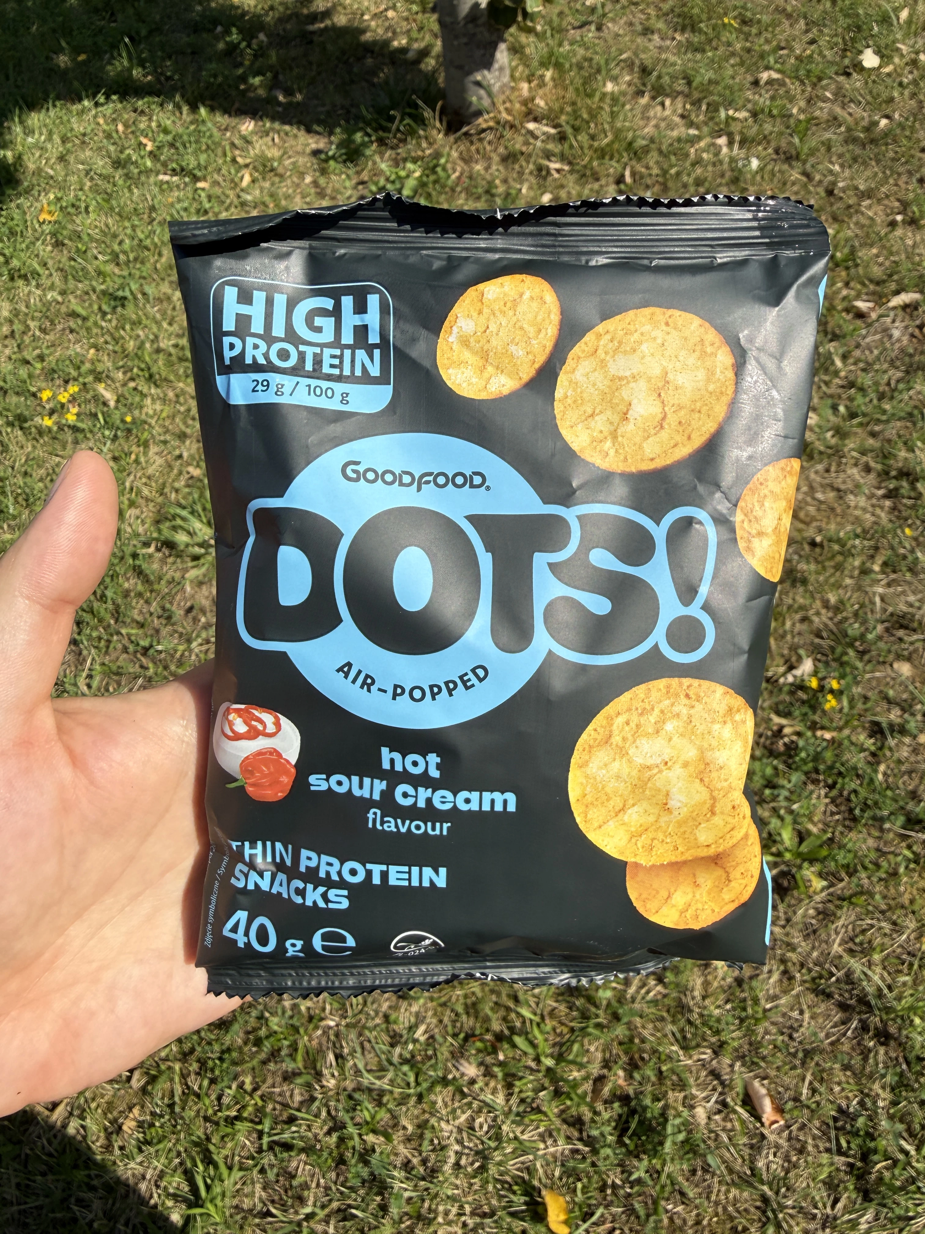 Goodfood Dots! Air-Popped hot sour cream flavour | 40g