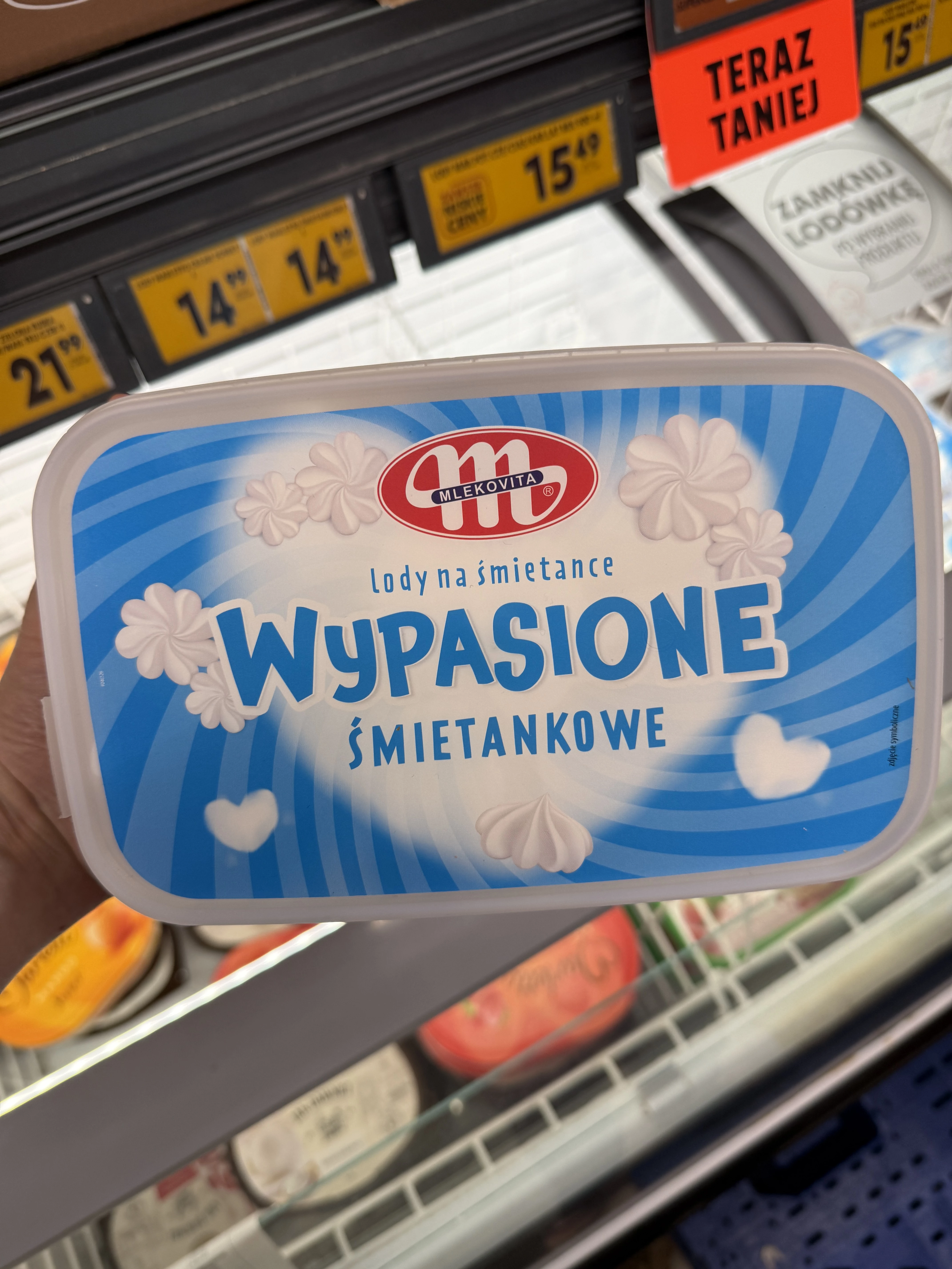 Mlekovita Wypasione lody na śmietance śmietankowe | 1000ml