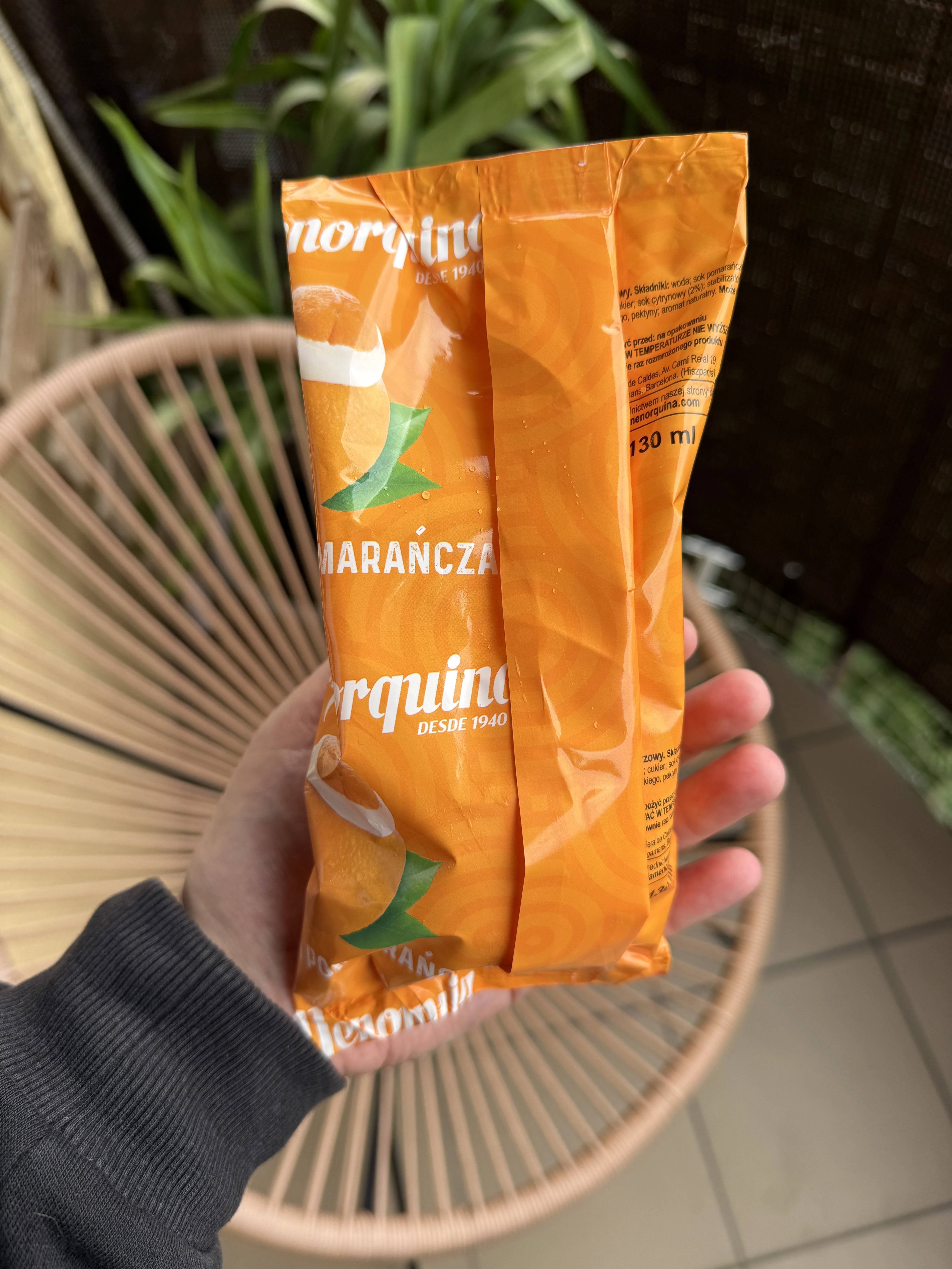 La Menorquina Mrożona Pomarańcza | 85g / 130ml