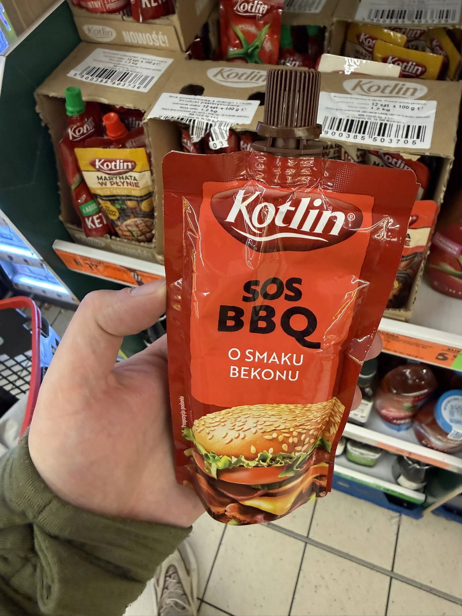 Kotlin Sos BBQ o smaku bekonu | 100g