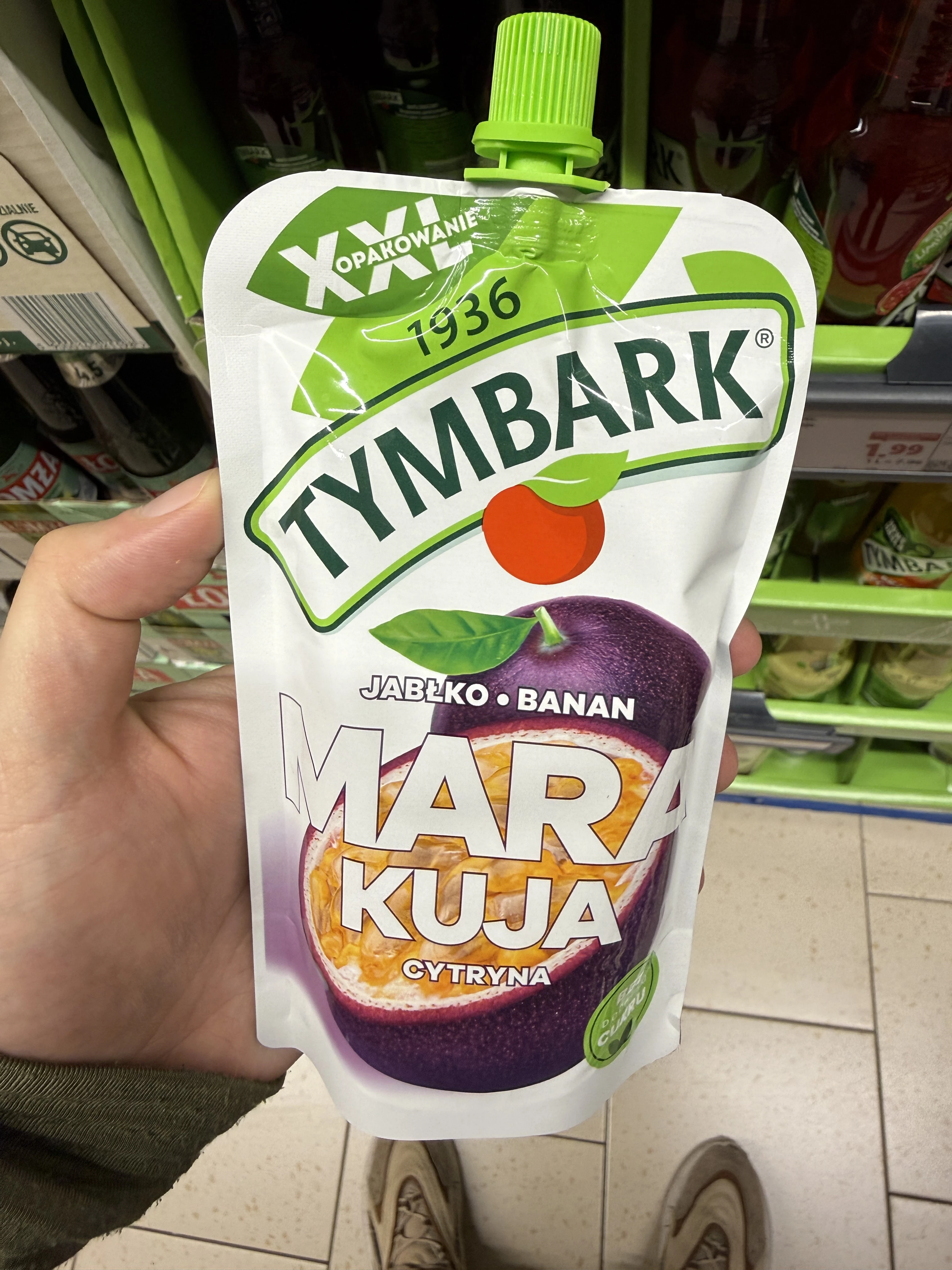 Tymbark Mus jabłko banan marakuja cytryna | 200g