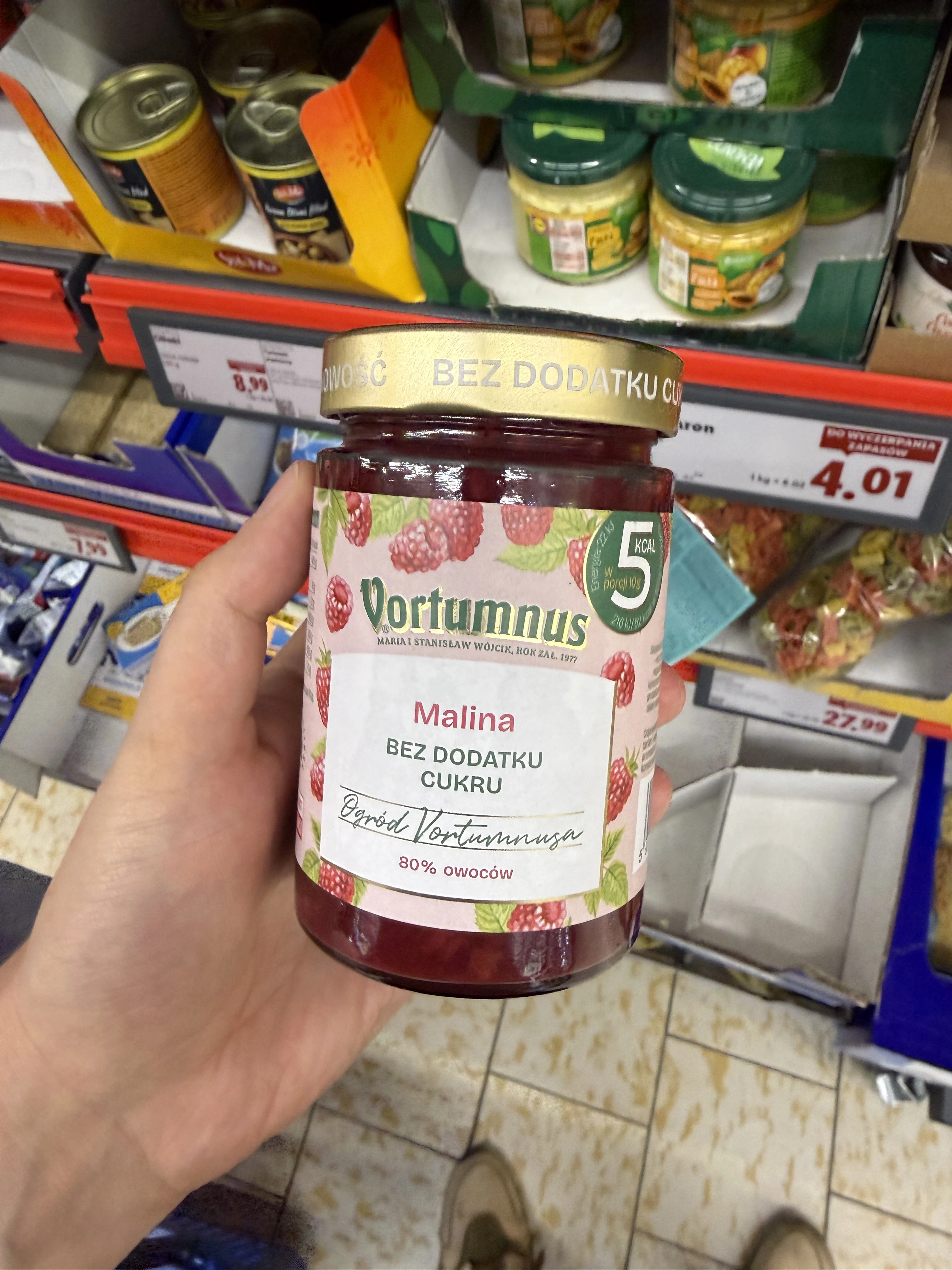 Vortumnus Malina 80% bez dodatku cukru | 300g
