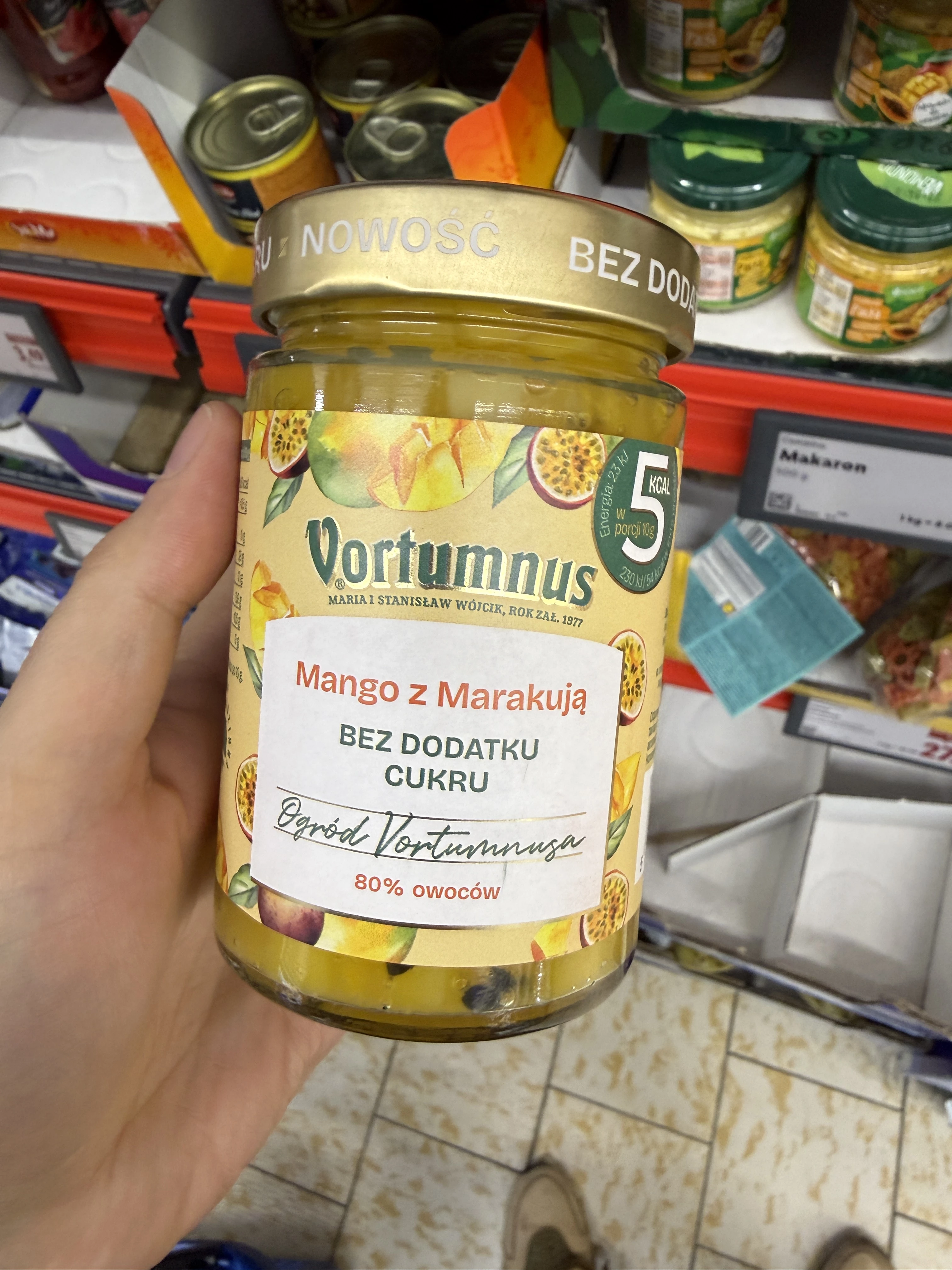 Vortumnus Mango Marakuja 80% bez dodatku cukru | 300g