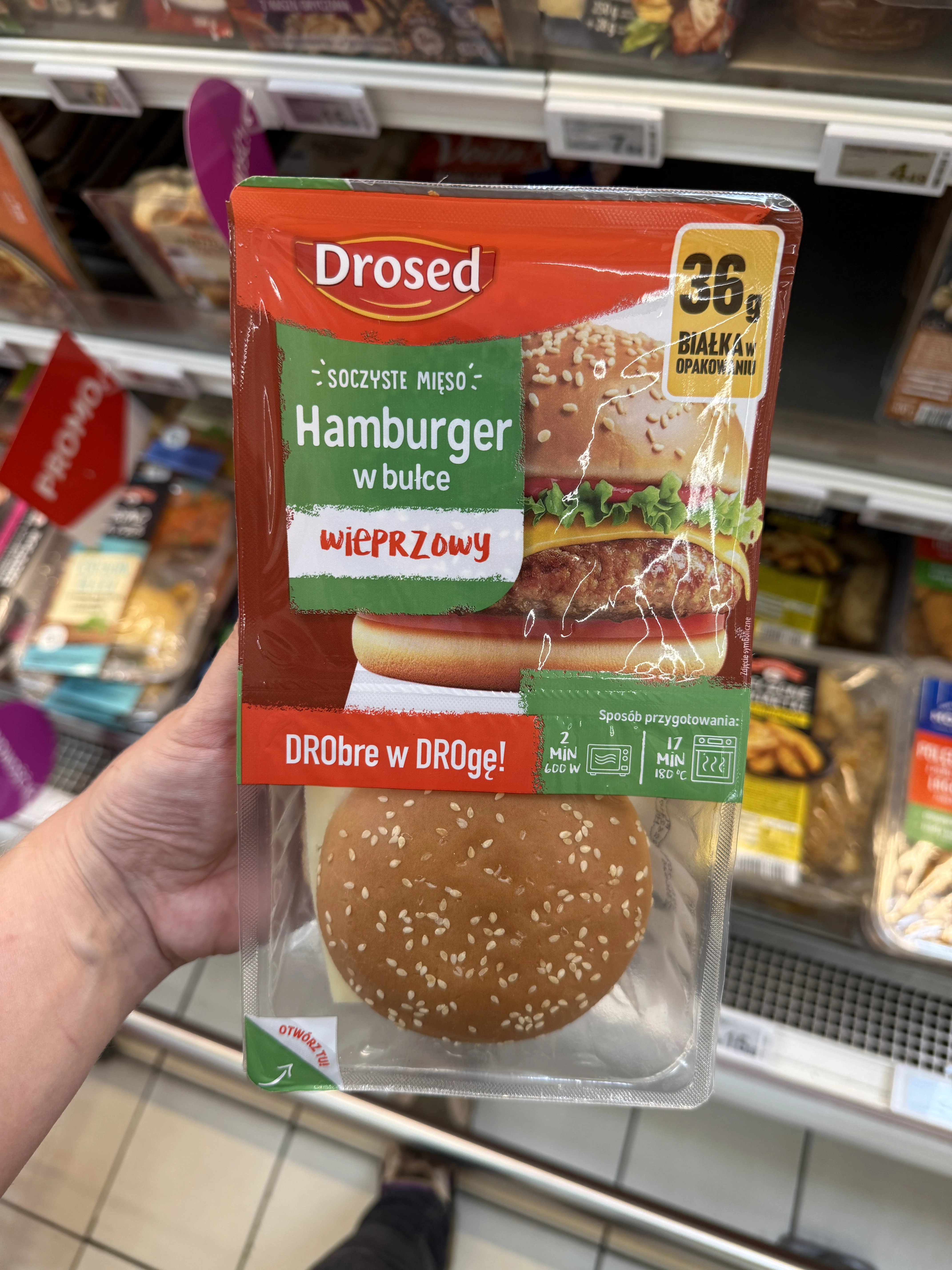 Drosed Hamburger wieprzowy w bułce | 280g