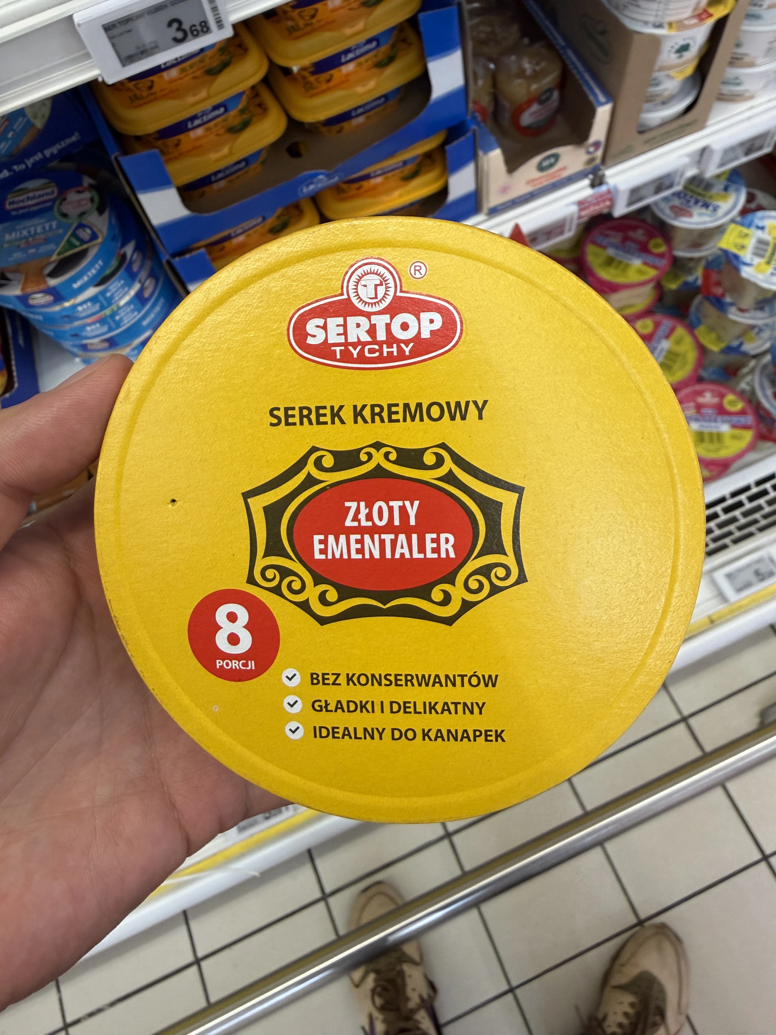 Sertop Tychy Ser topiony złoty ementaler | 140g
