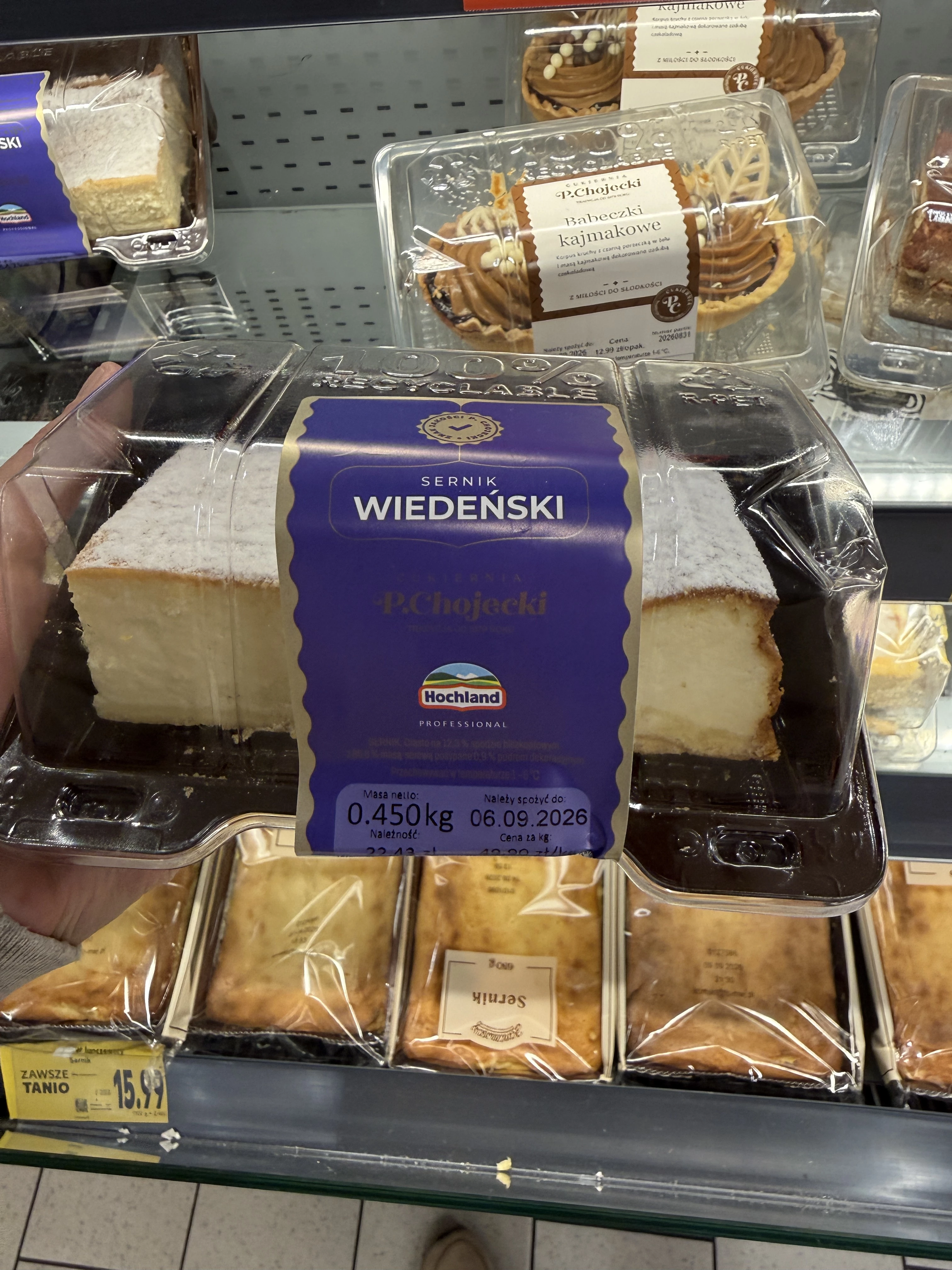 Cukiernia P. Chojecki Sernik Wiedeński | 450g