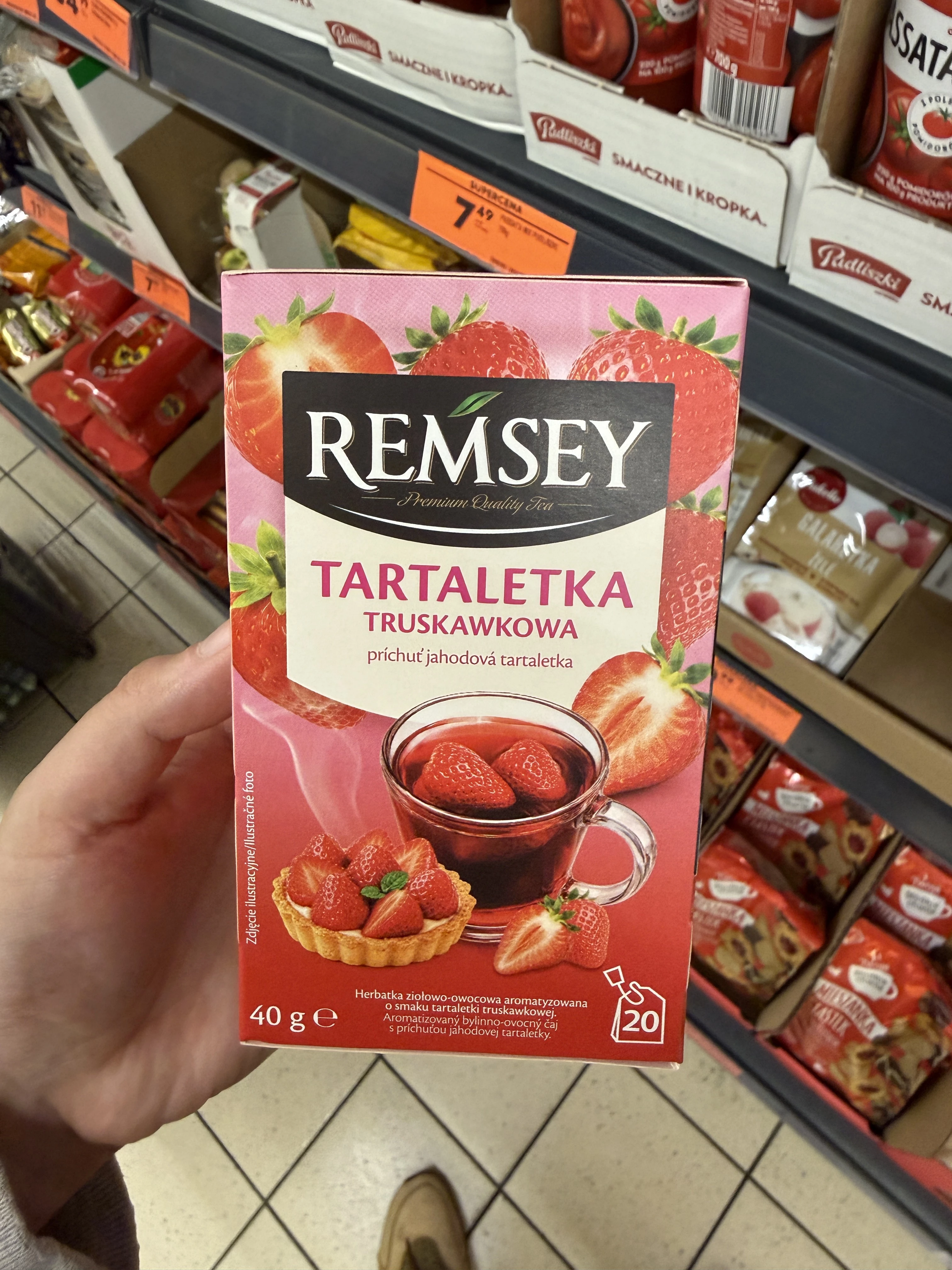 Remsey Tartaletka Truskawkowa | 40g