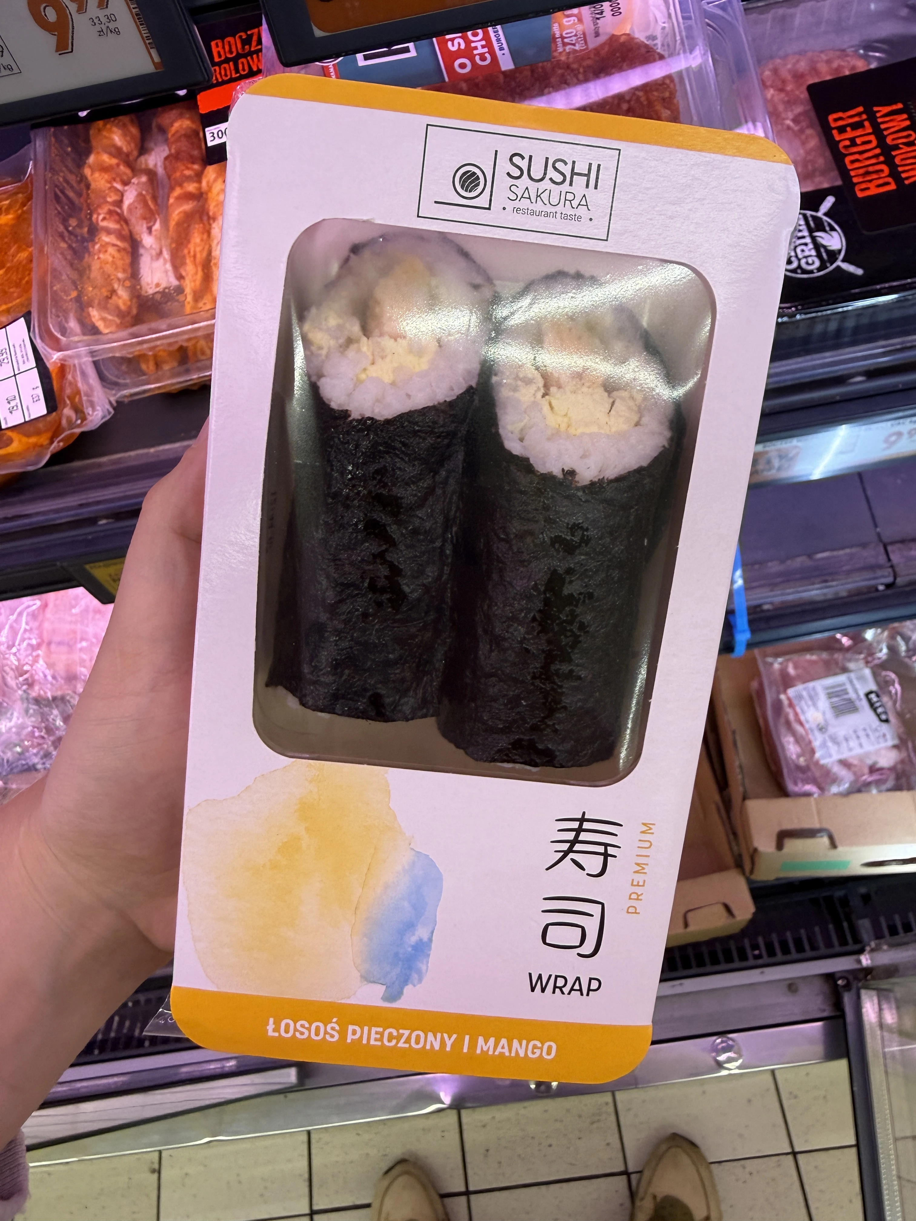 Sushi Sakura Wrap Łosoś Pieczony i Mango | 210g