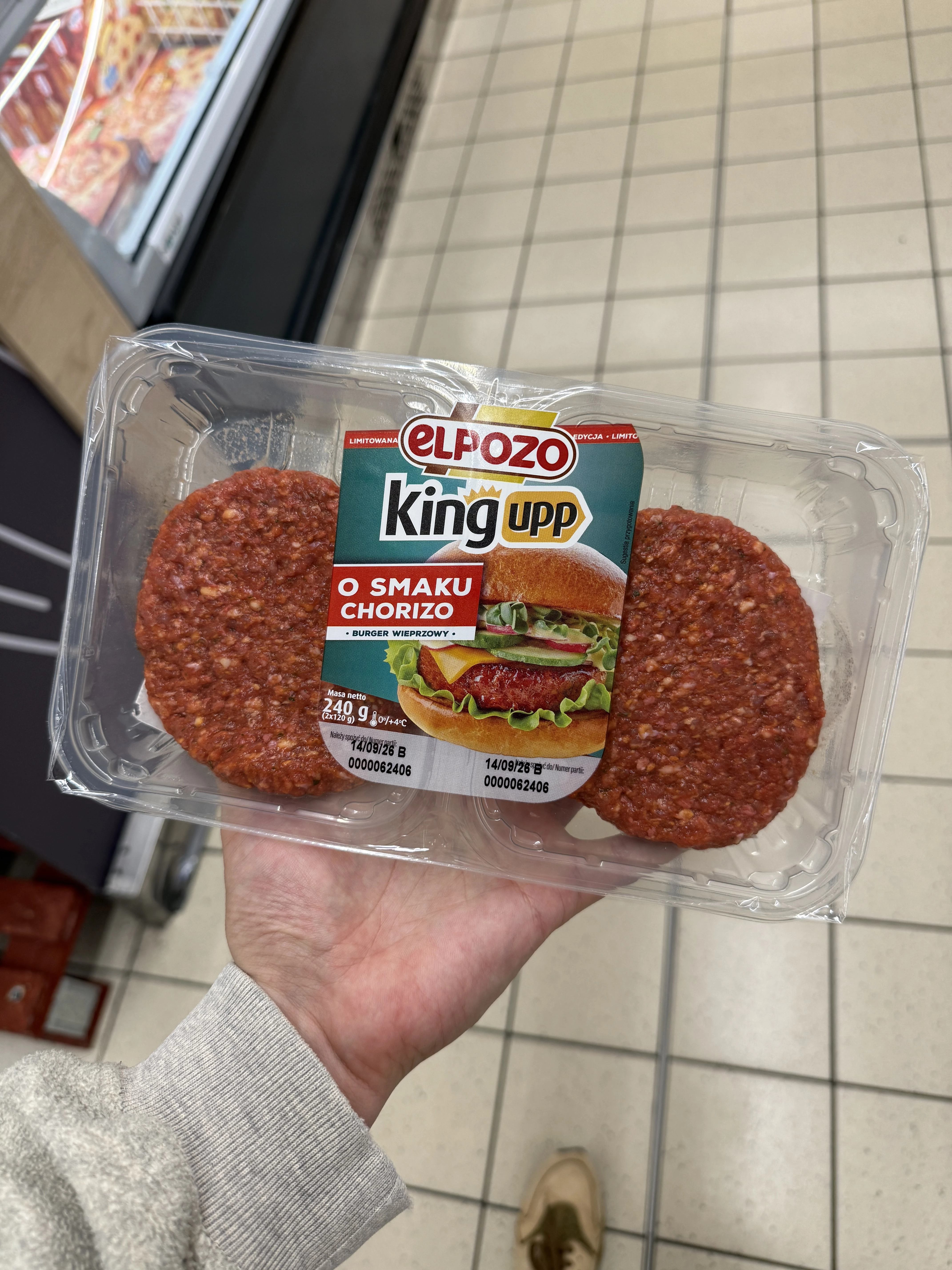 ElPozo King UPP Burger o smaku chorizo | 240g