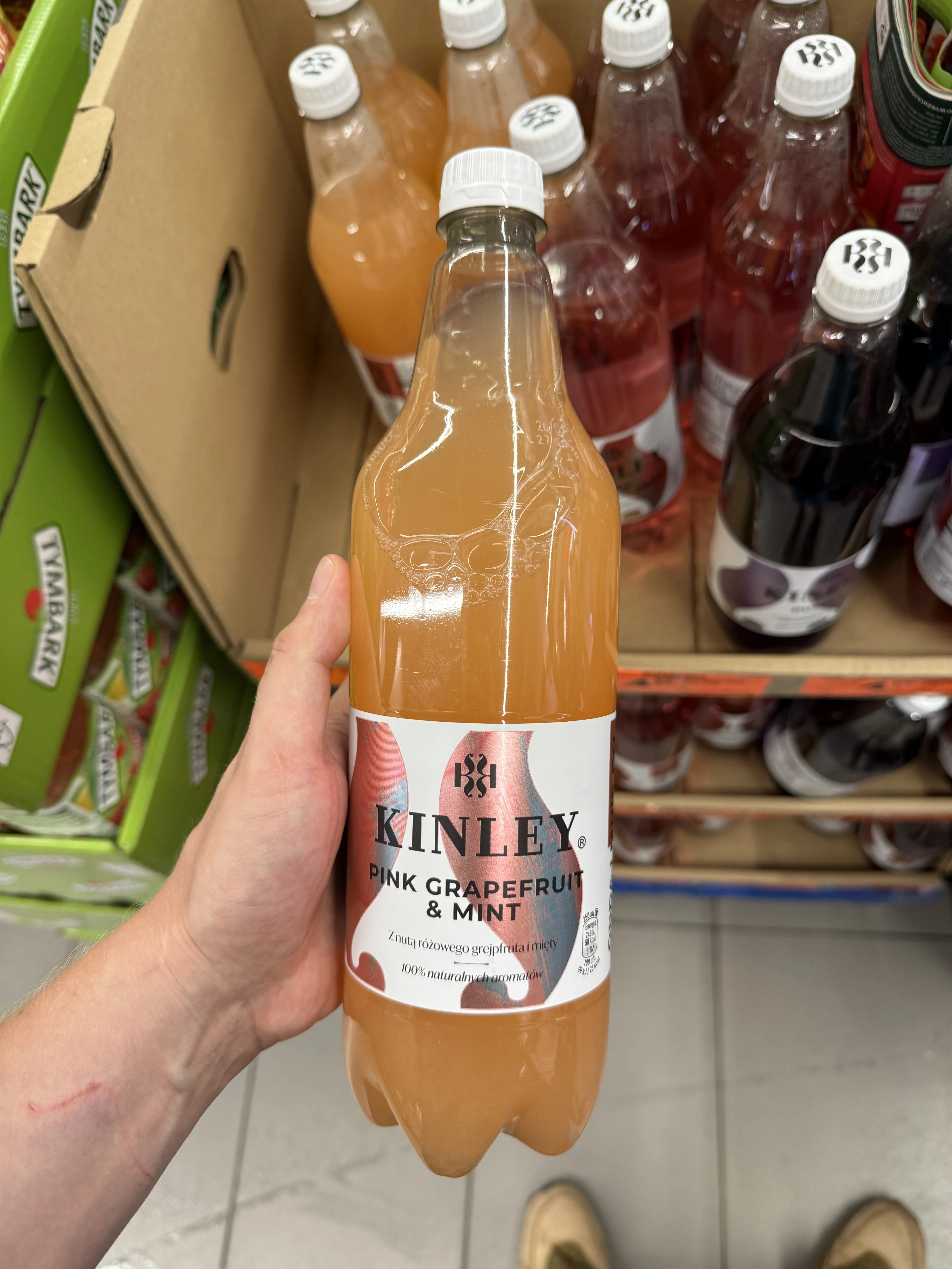 Kinley Pink Grapefruit & Mint | 1000ml