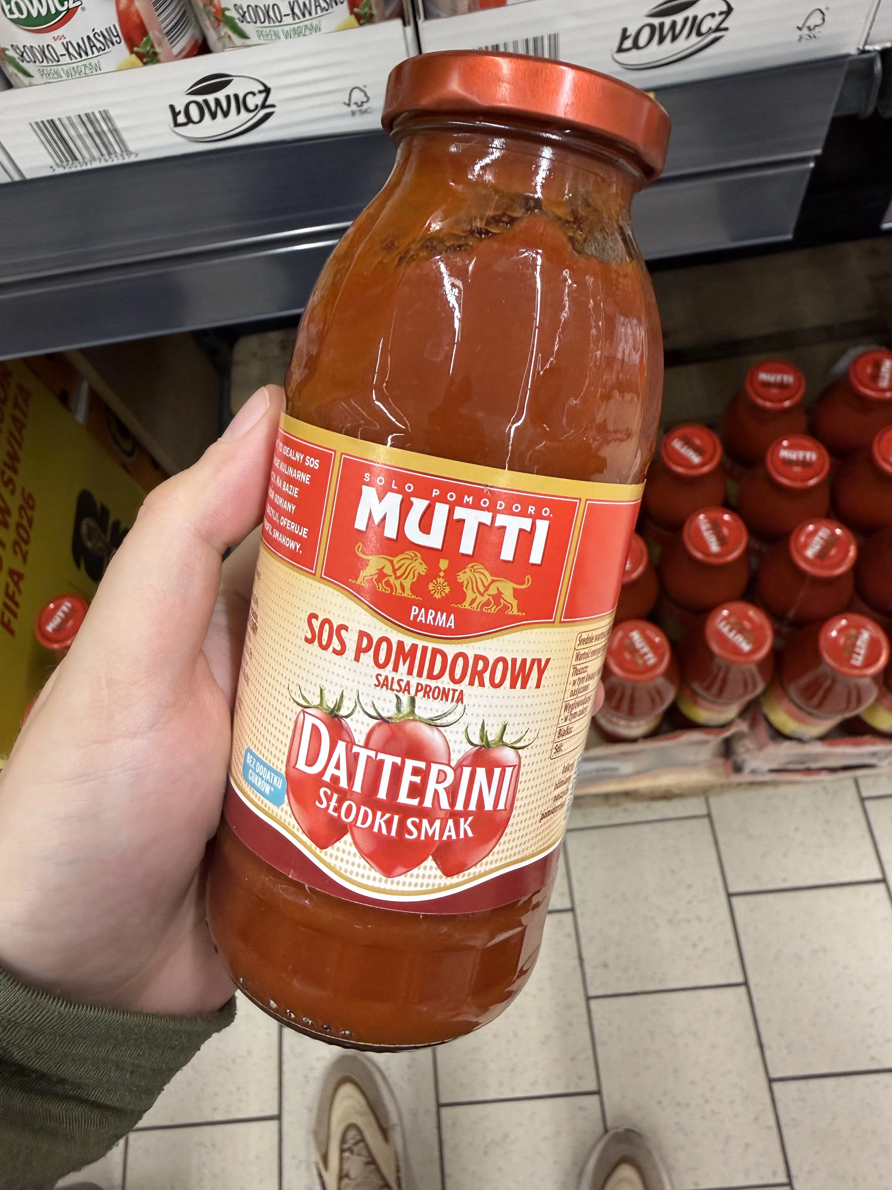 Mutti Sos Pomidorowy Salsa Pronta Datterini Słodki Smak | 400g